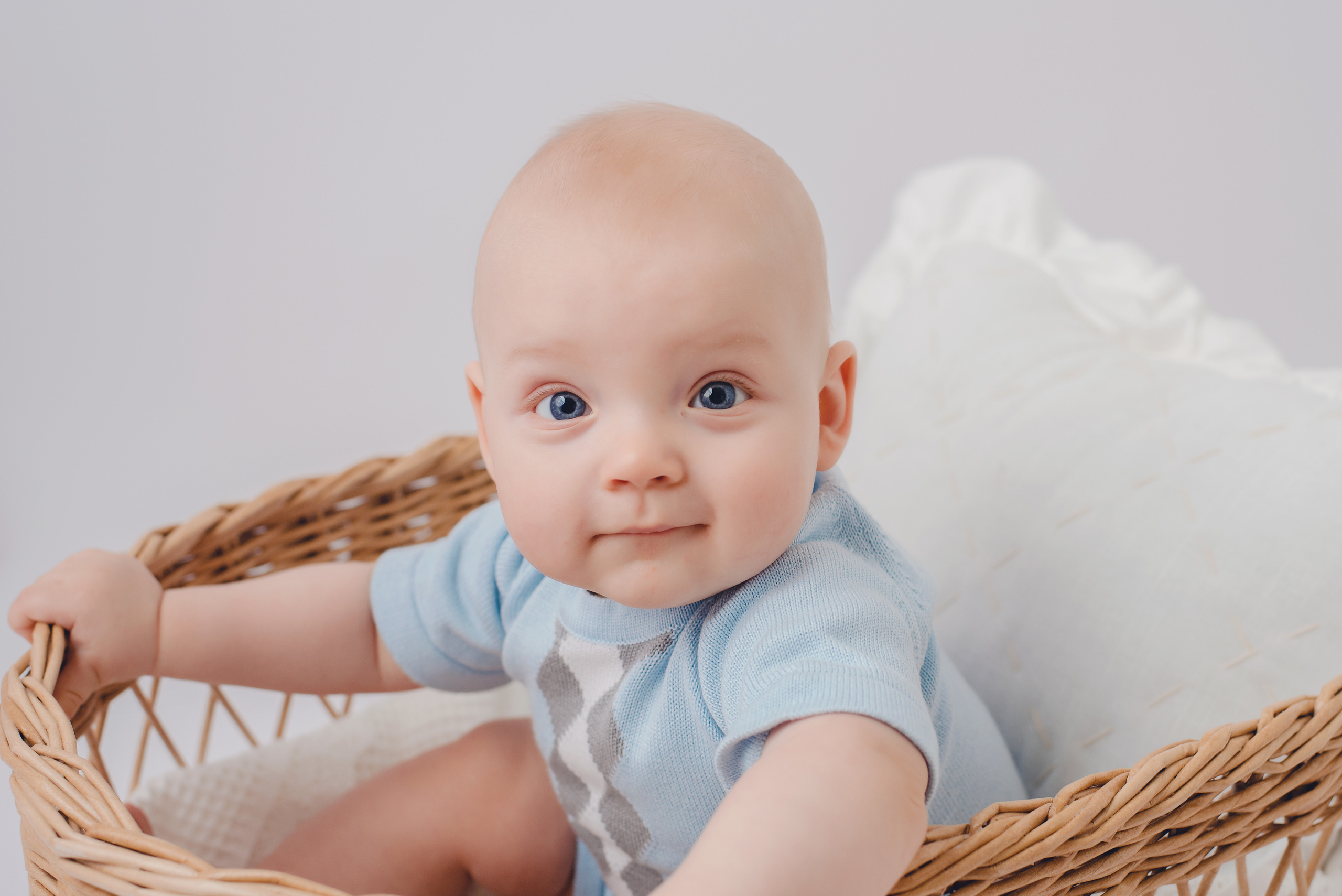 Ваня 7 месяцев. Детский фотограф в Долгопрудном и Москве
