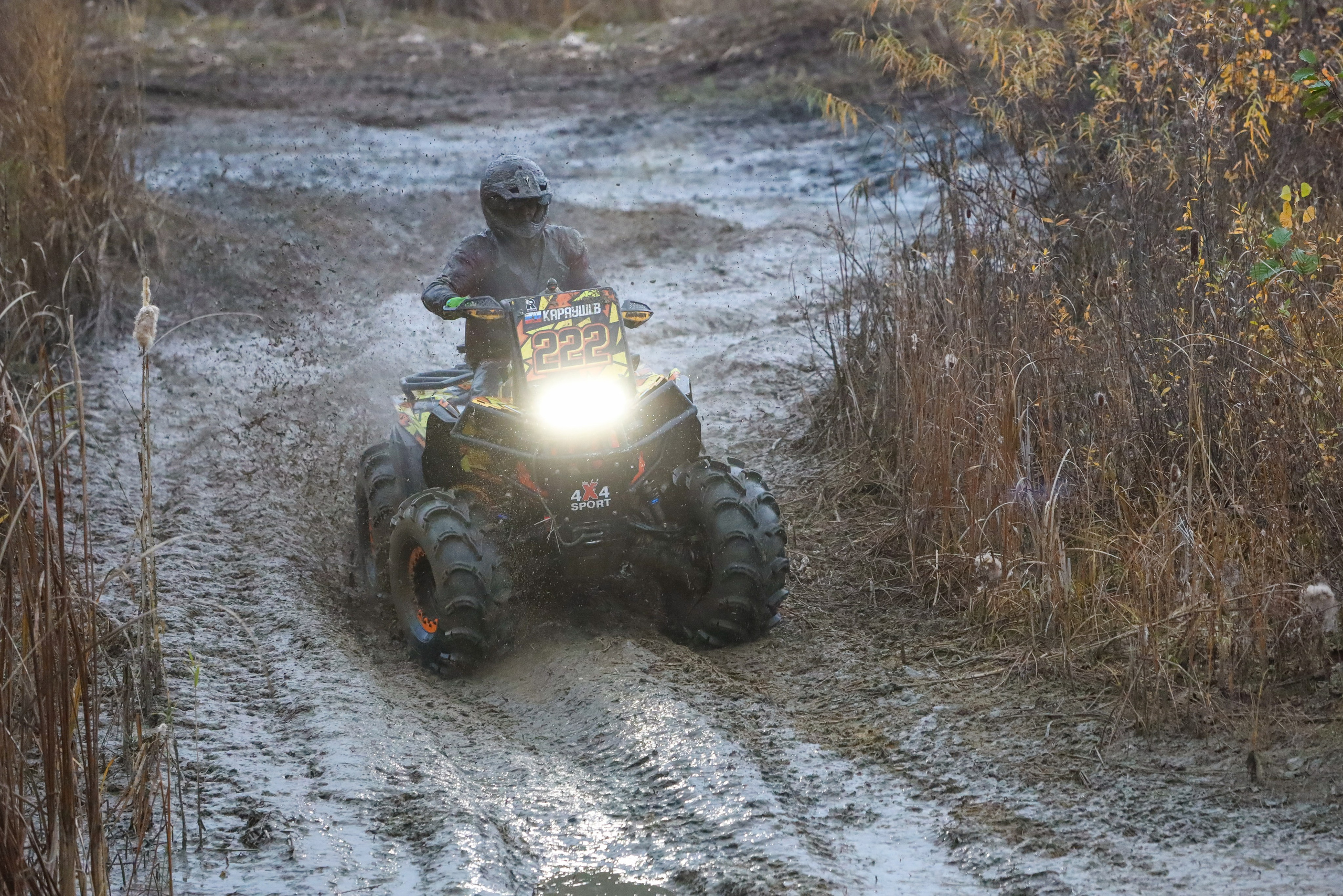 Гонки на квадроциклах Грязевое кольцо. Спортивный фотограф в Самаре