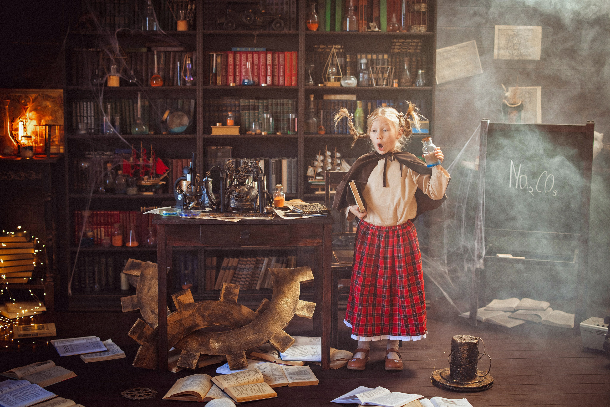 Детская фотосессия «Наука и Опыты». Семейный и детский фотограф в Краснодаре Анна Трашкова