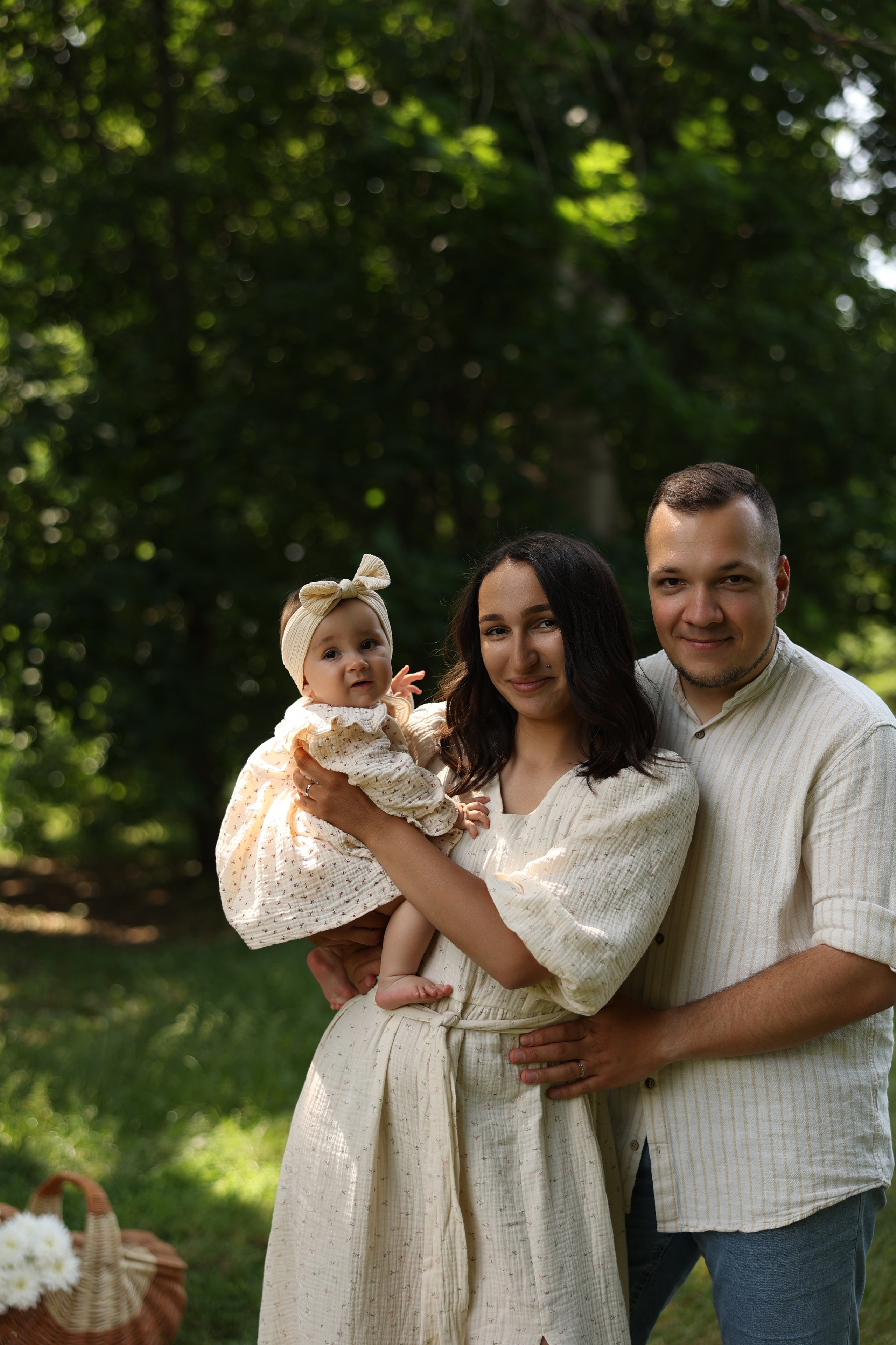 Мила, Валера и Оливия. Свадебный и семейный фотограф в Москве Ломова Ирина