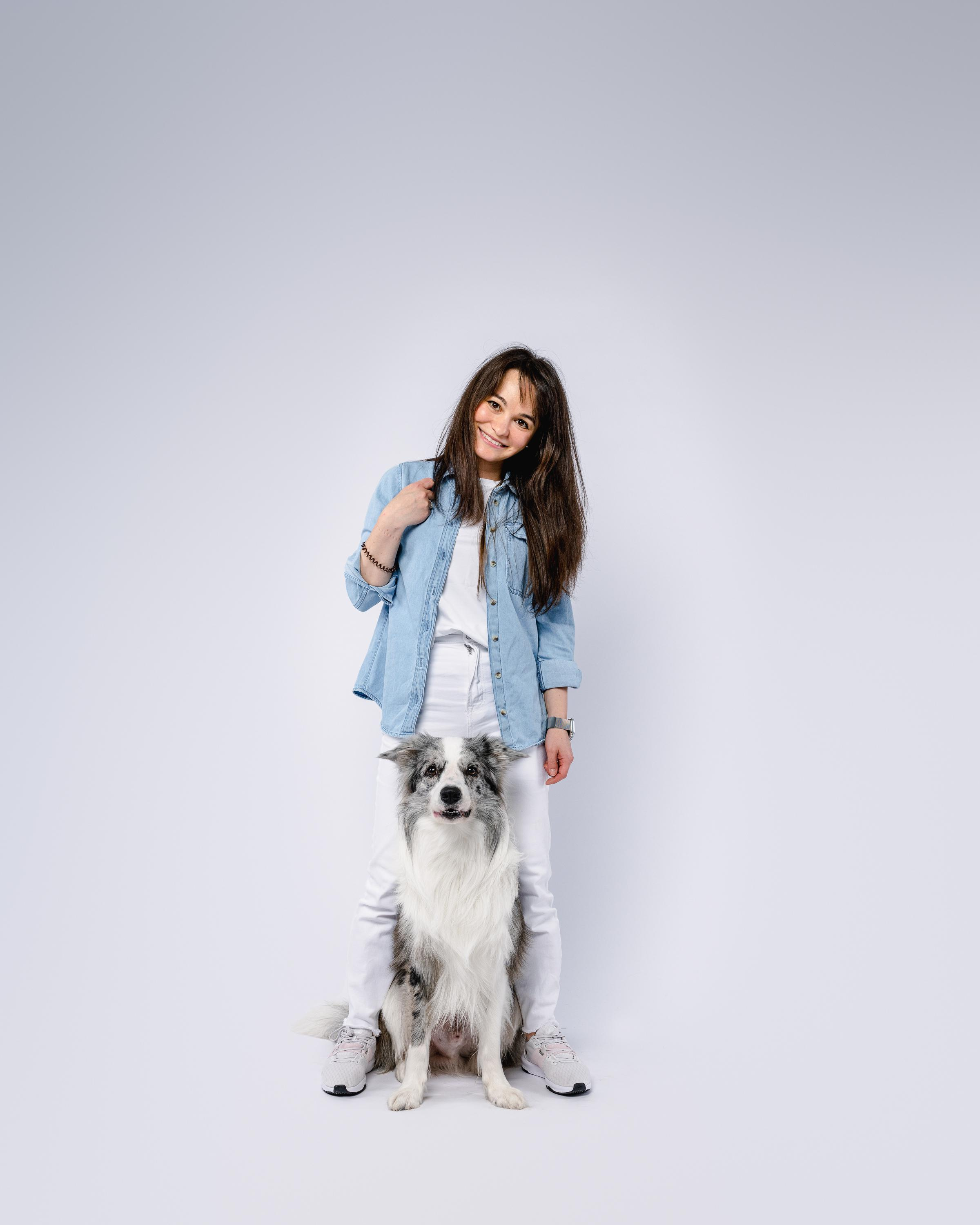 Юля и Ньютон. Фотограф анималист Осипчикова Мария