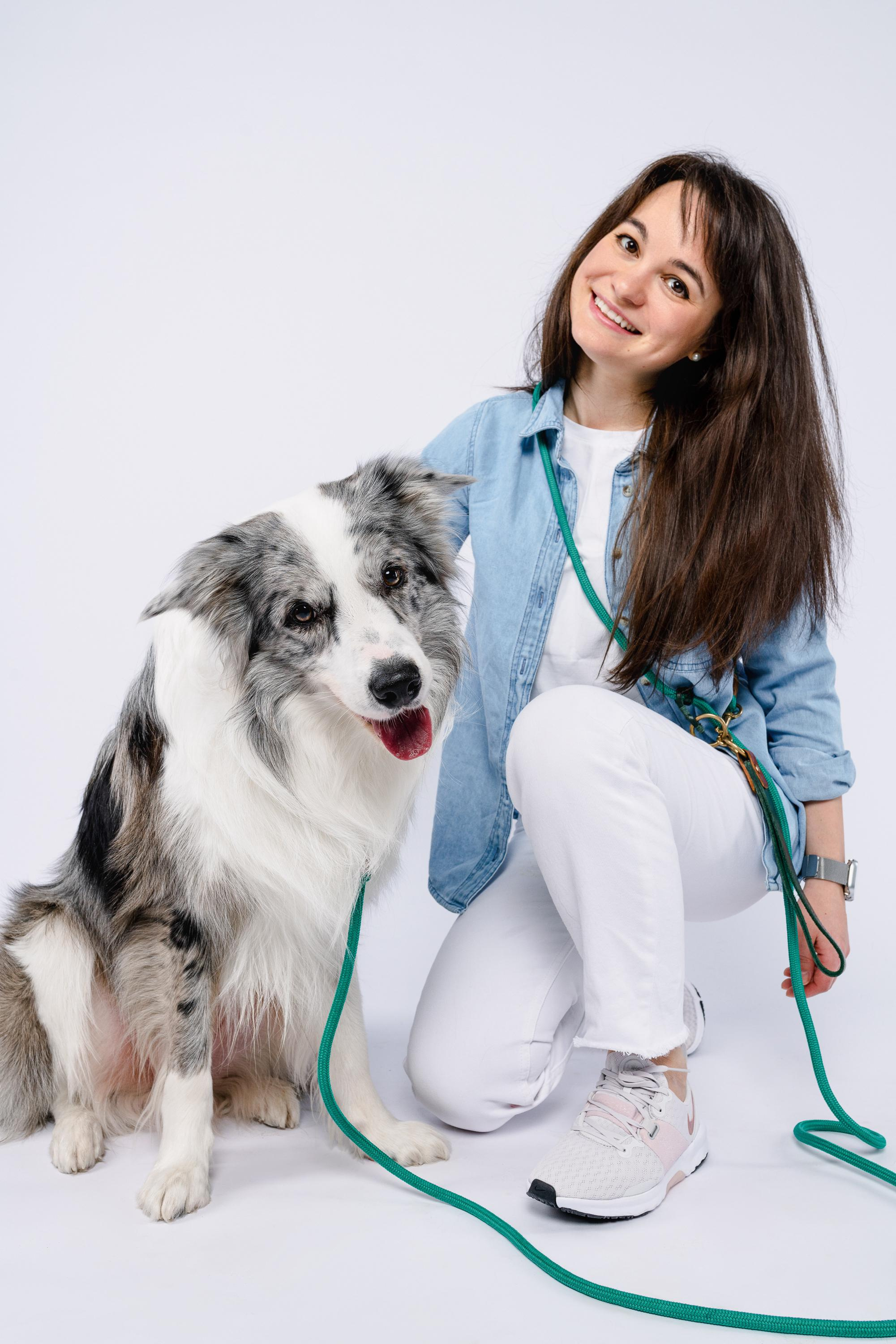 Юля и Ньютон. Фотограф анималист Осипчикова Мария