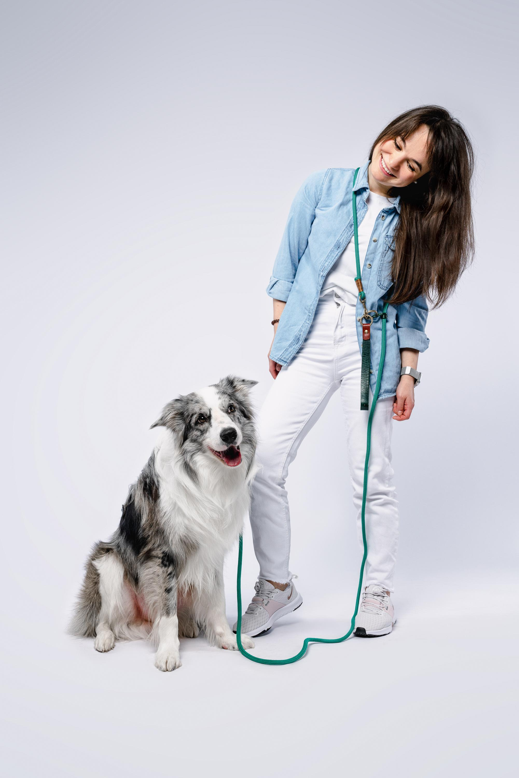 Юля и Ньютон. Фотограф анималист Осипчикова Мария