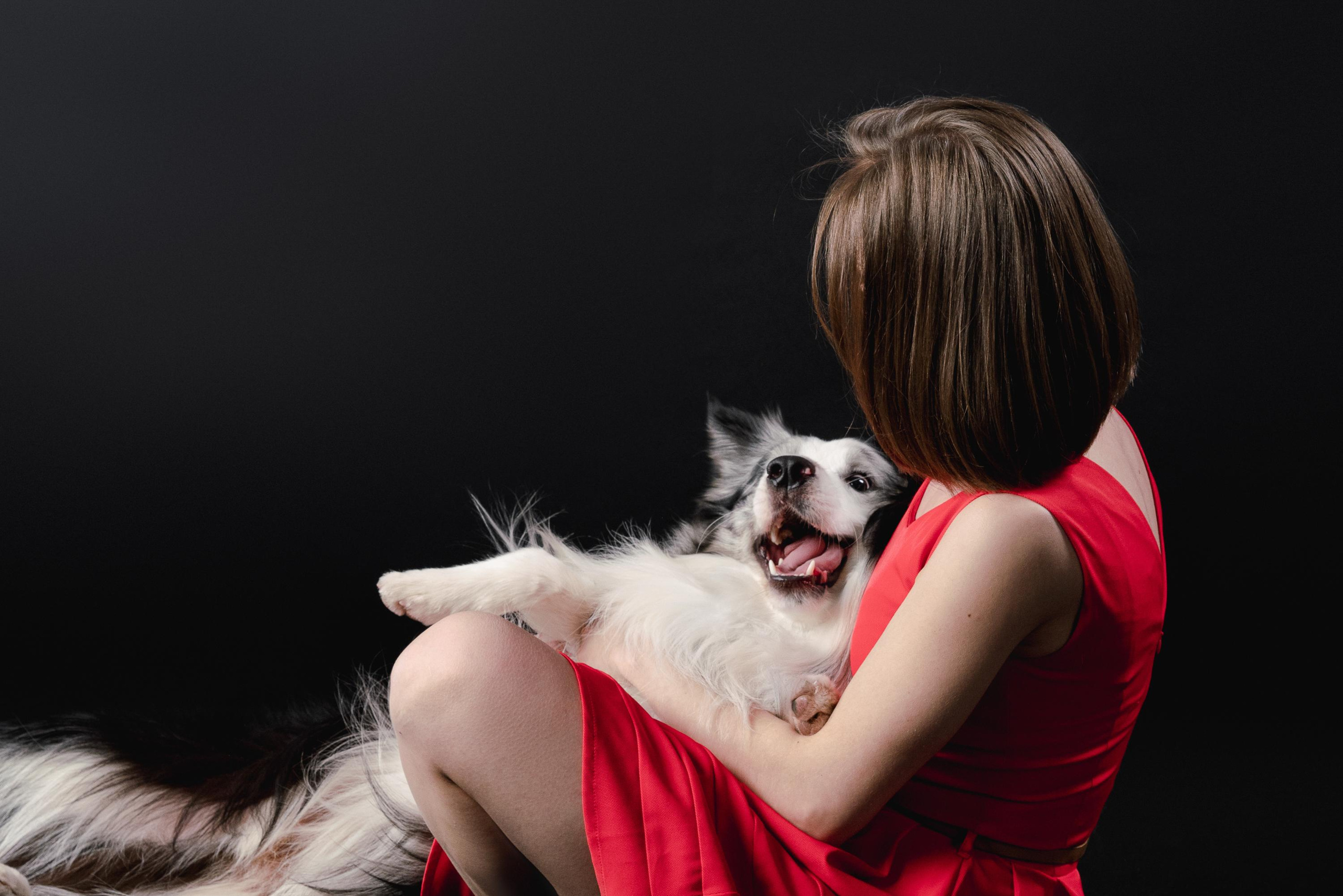 Аня и Гуччи. Фотограф анималист Осипчикова Мария