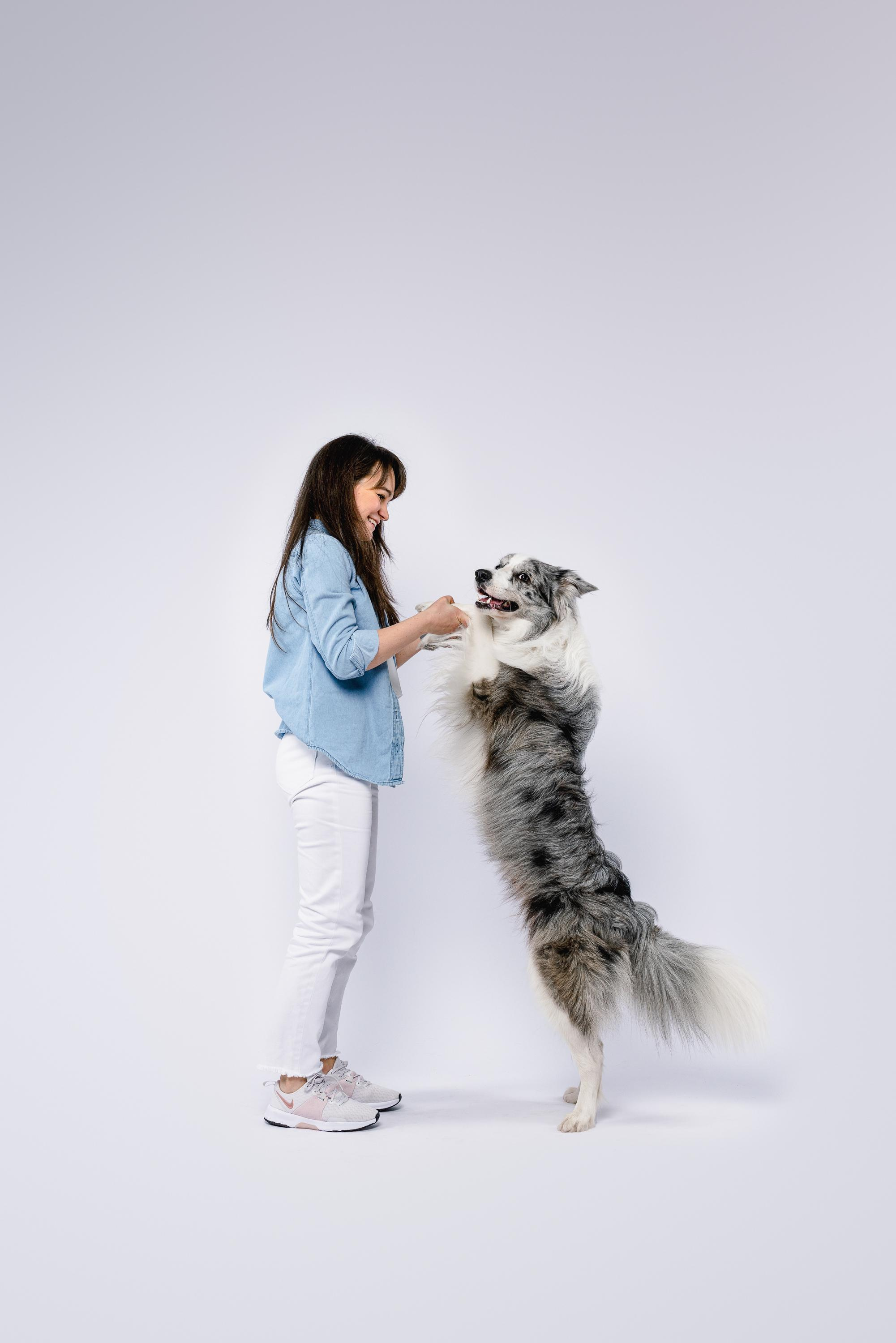 Юля и Ньютон. Фотограф анималист Осипчикова Мария