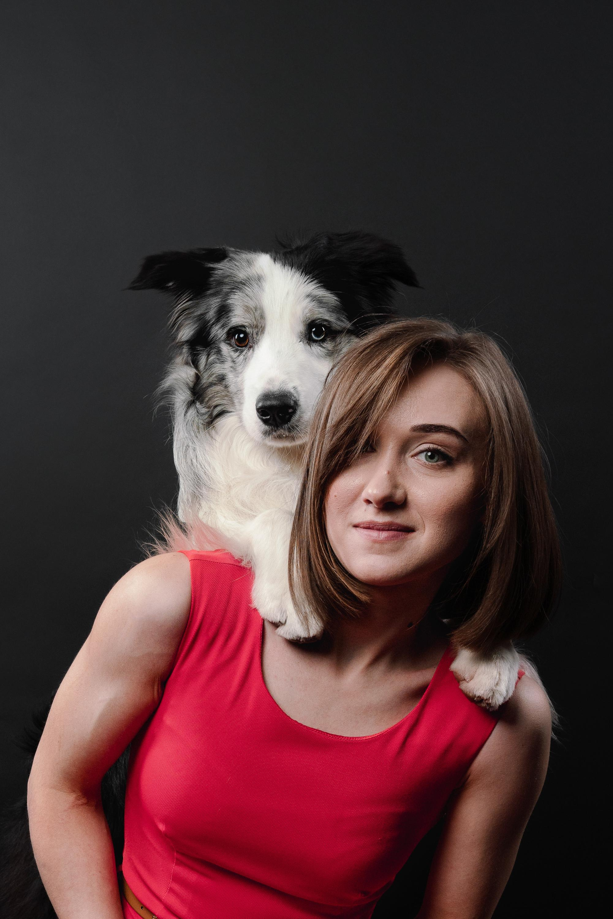 Аня и Гуччи. Фотограф анималист Осипчикова Мария