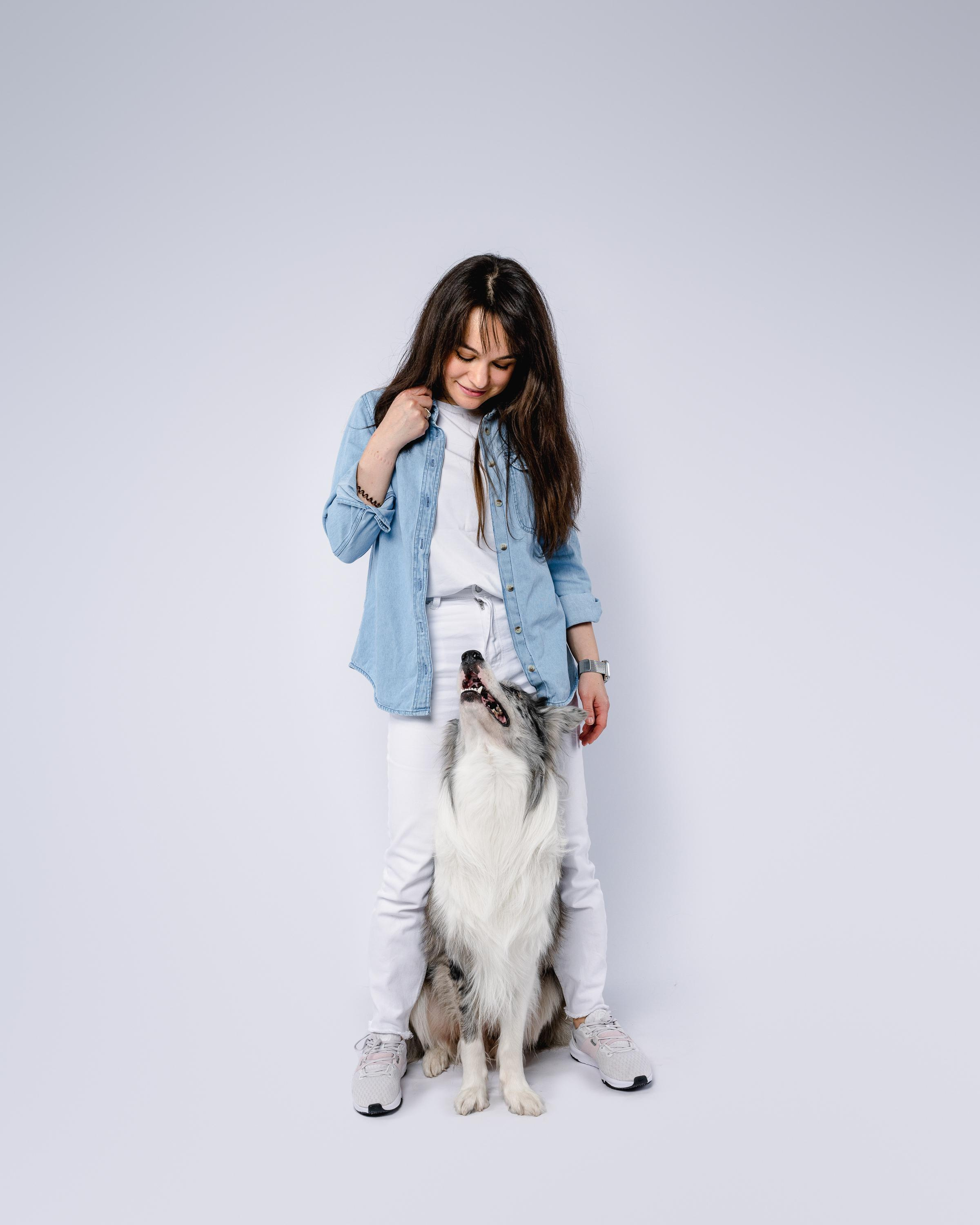 Юля и Ньютон. Фотограф анималист Осипчикова Мария