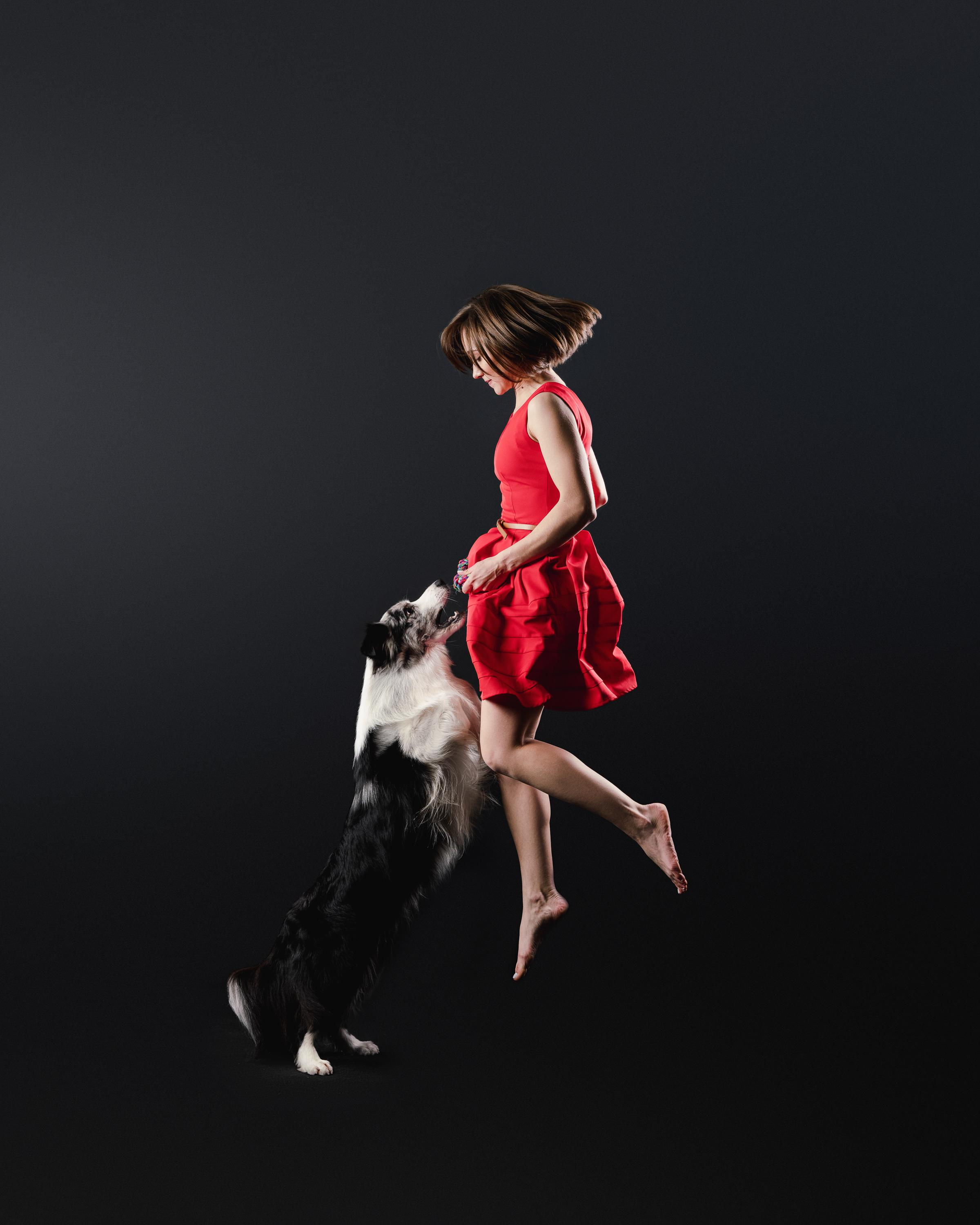 Аня и Гуччи. Фотограф анималист Осипчикова Мария