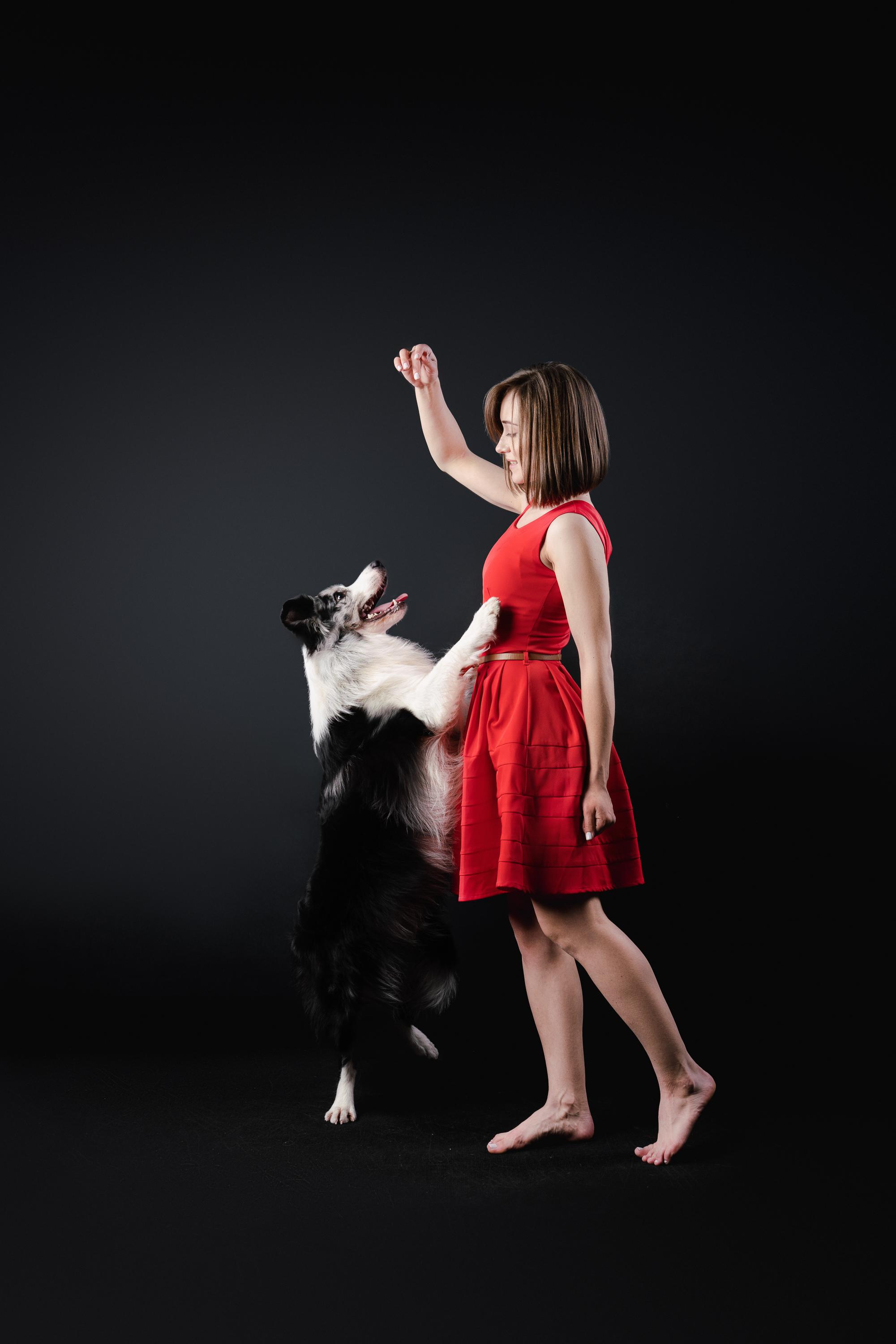 Аня и Гуччи. Фотограф анималист Осипчикова Мария