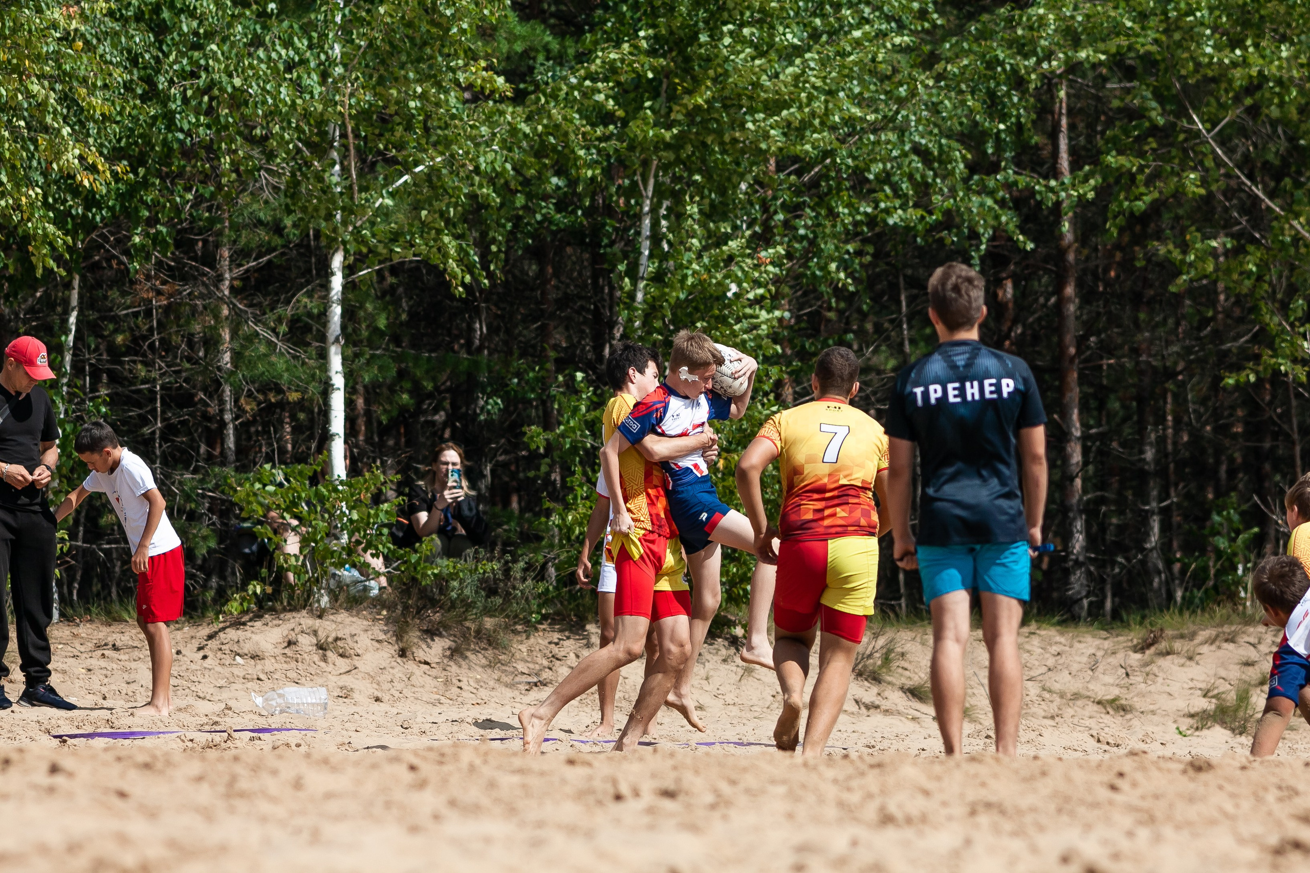 «Кубок «Молота» по пляжному Регби. Фотография