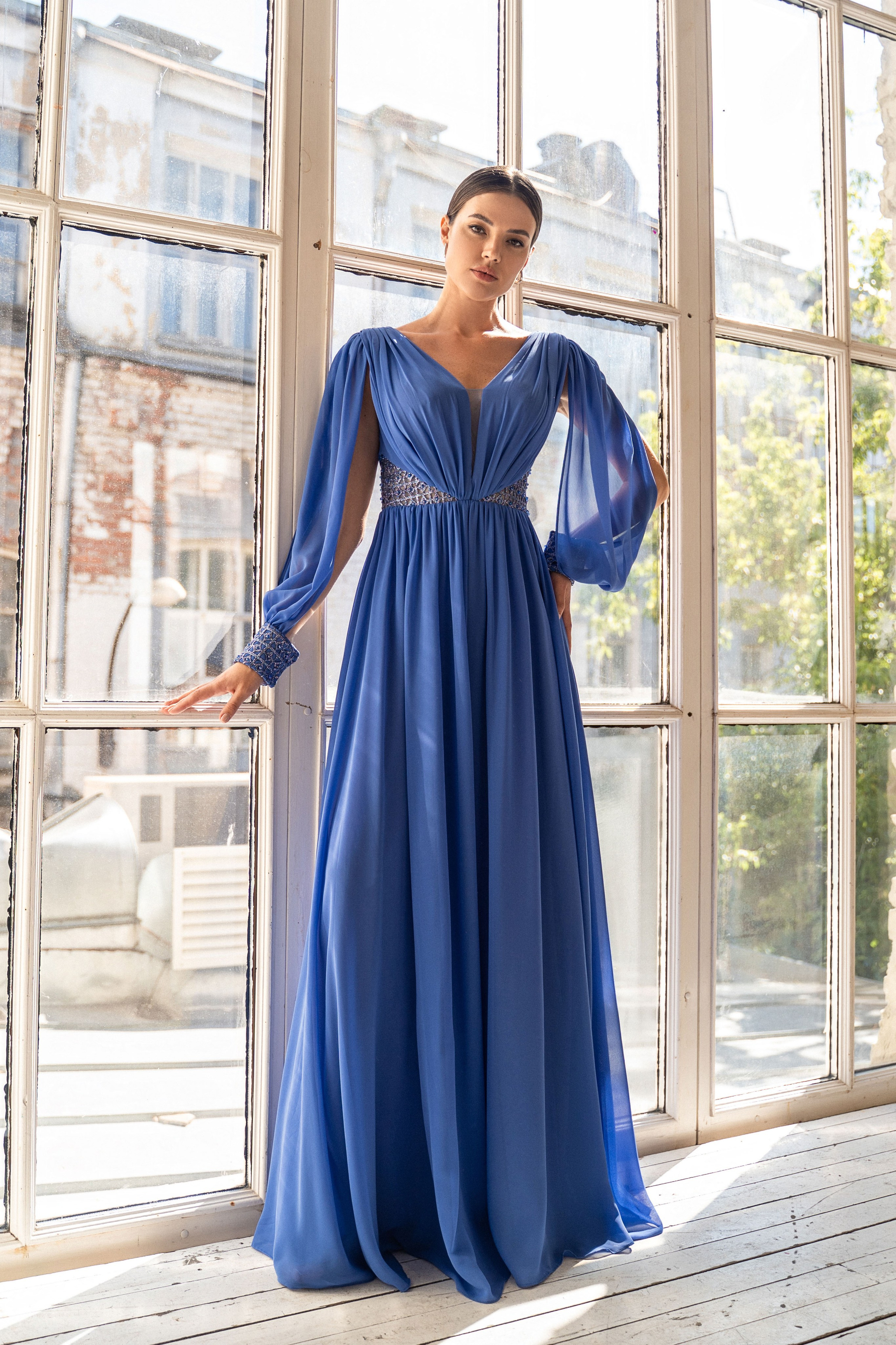 Съемка вечерних платьев DIAFANO с Ксенией. Свадебный и портретный фотограф Клипа Максим