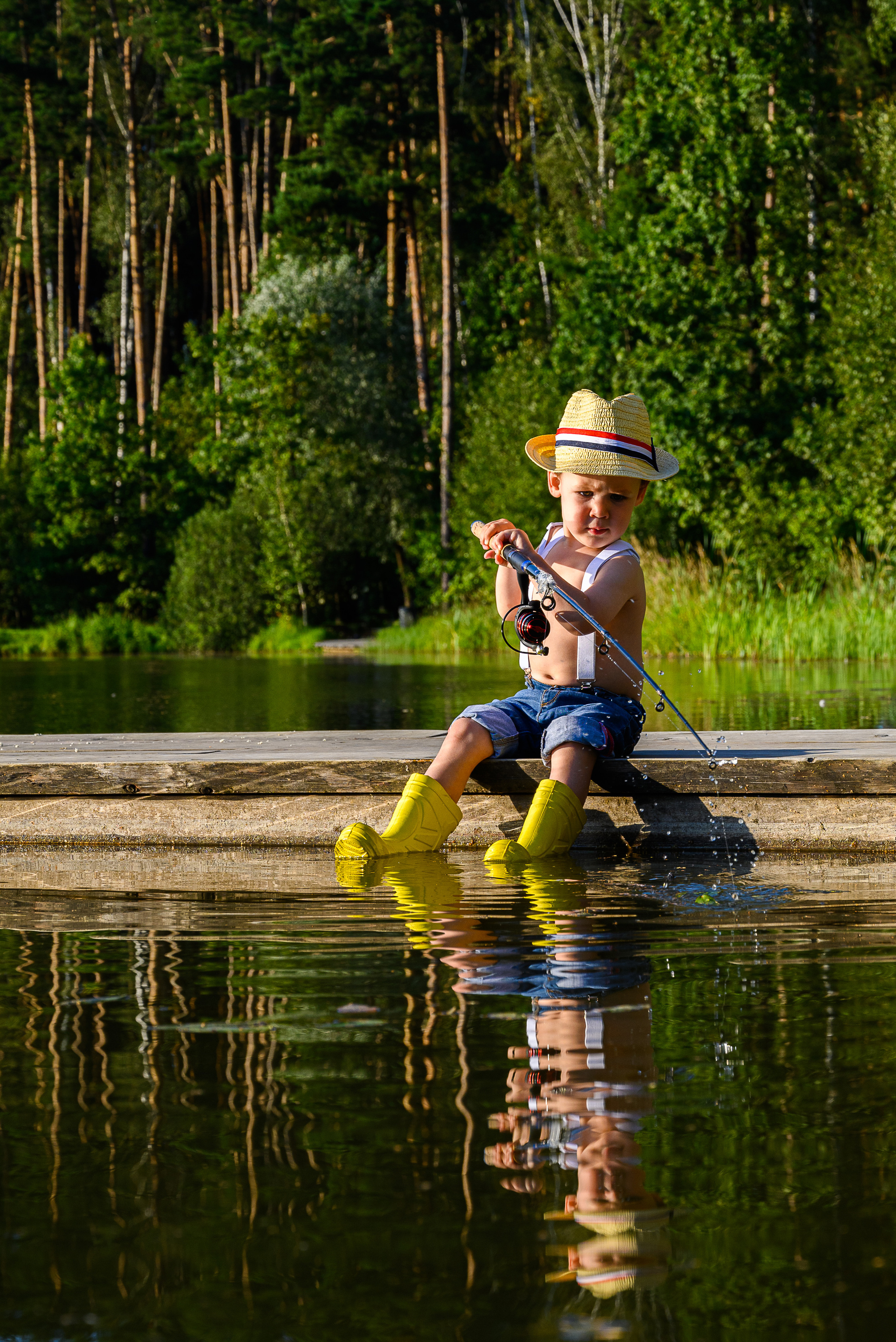На пруду. Фотограф в Москве Кирилл Никонов