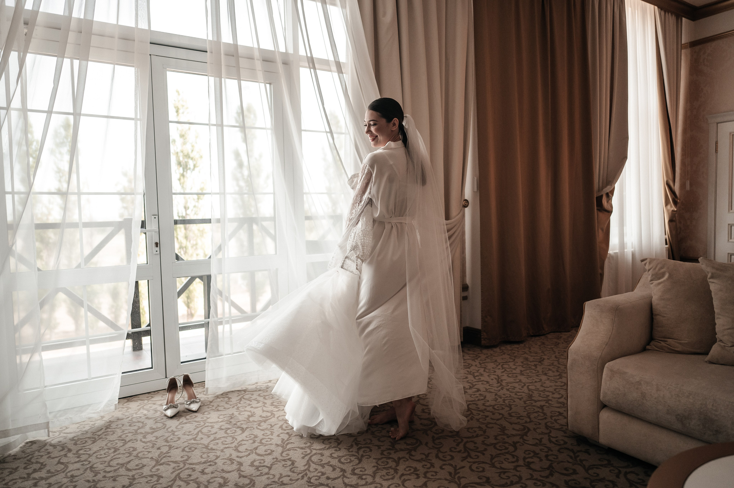 Максим и Наталья. Сборы, прогулка. Фотограф Екатерина Бочарникова