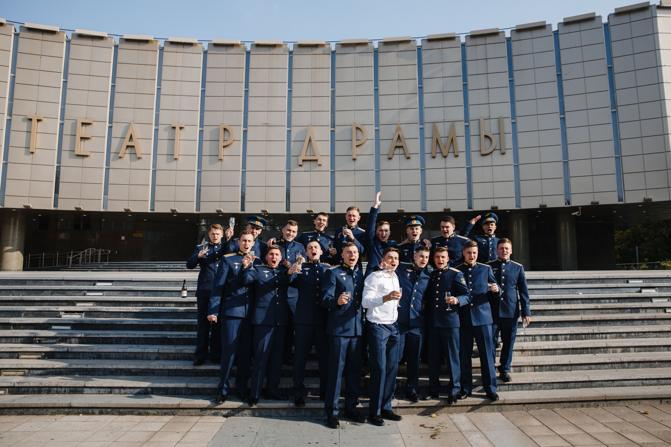 Выпускной. Летчики. Фотограф Андрей Баксов