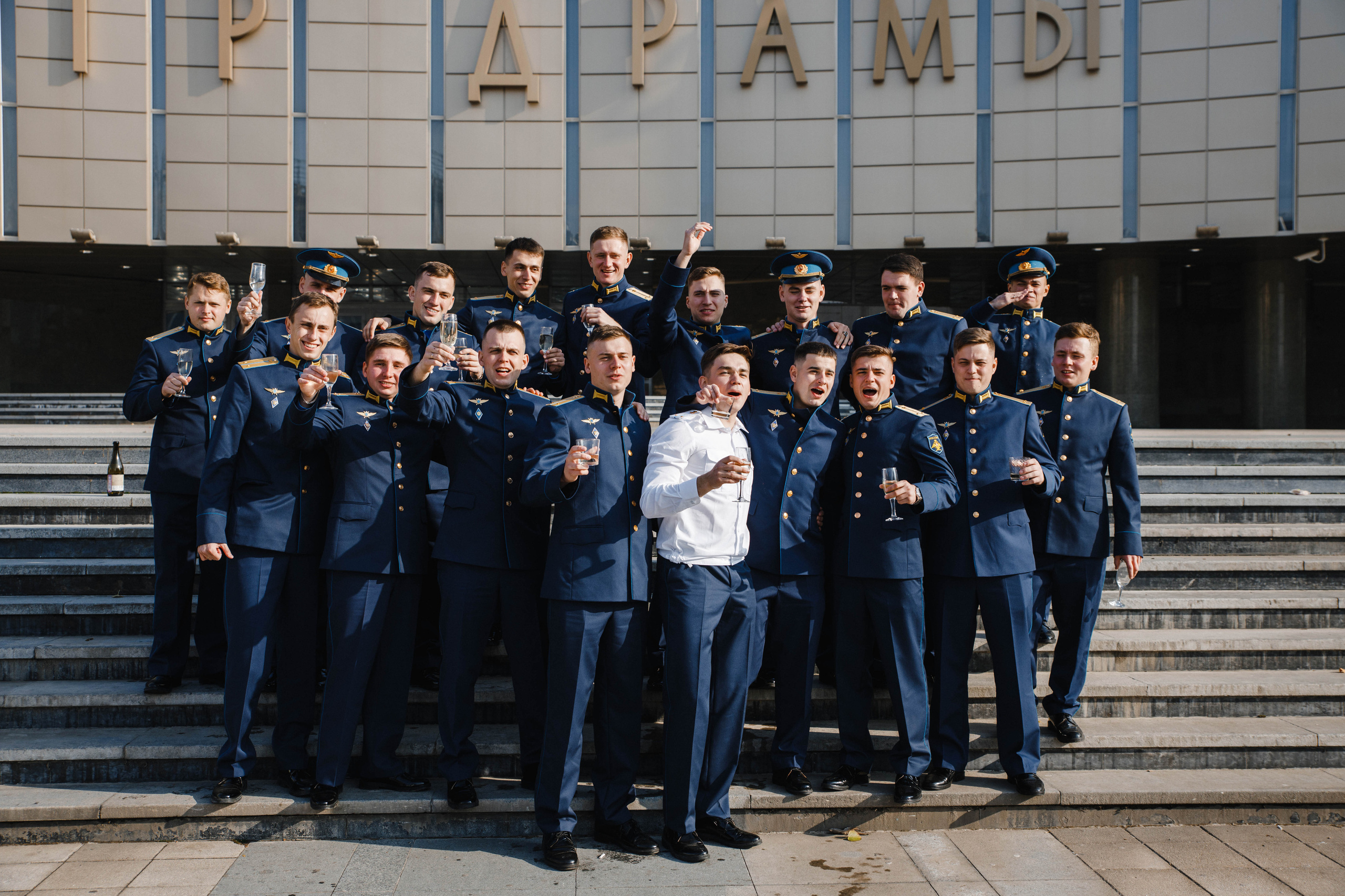 Выпускной. Летчики. Фотограф Андрей Баксов