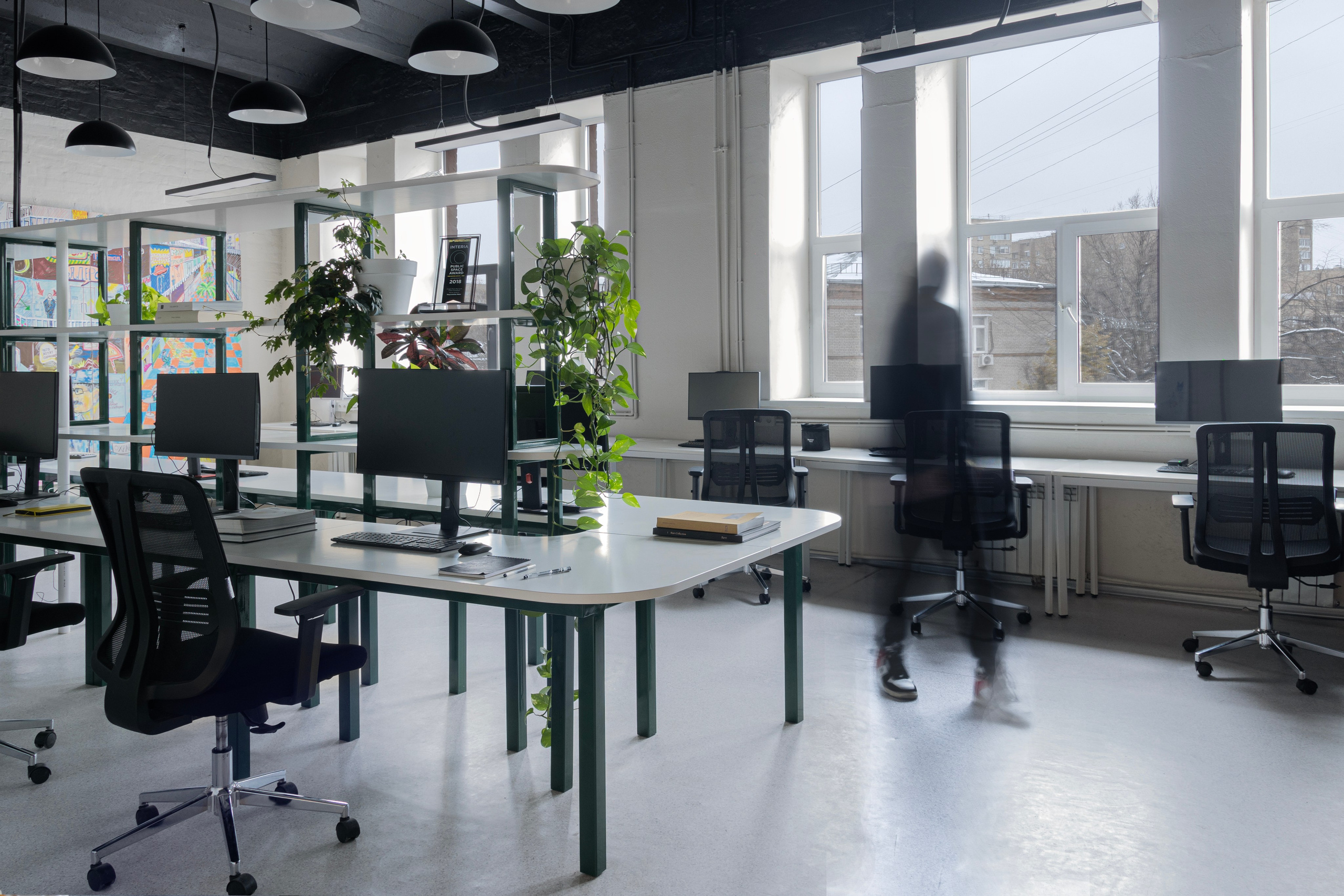 Офис компании Точка дизайна. Интерьерный фотограф Варвара Чеснокова