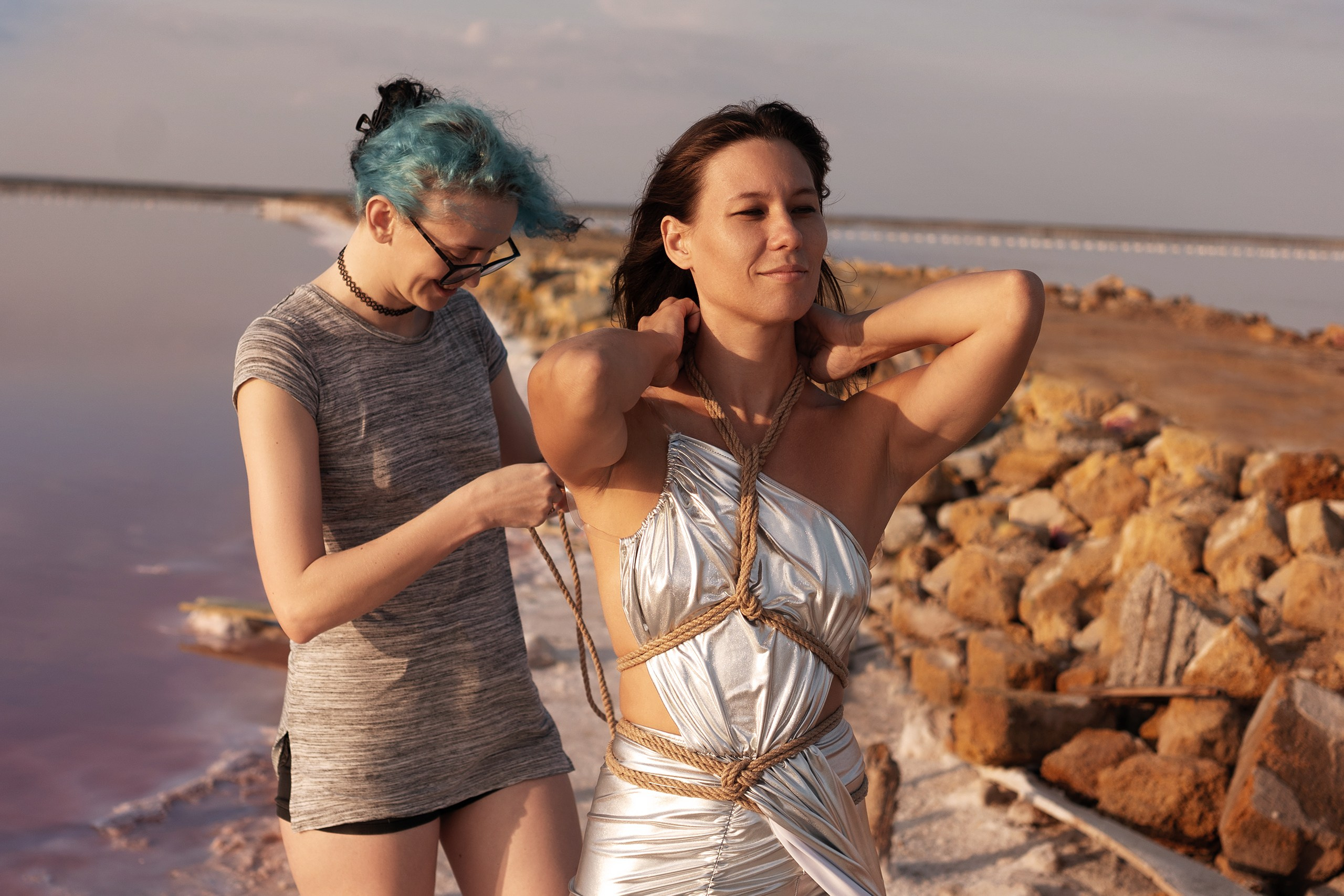 Розовое озеро, шибари. Фотограф | Крым | Бахчисарай | Симферополь | Севастополь