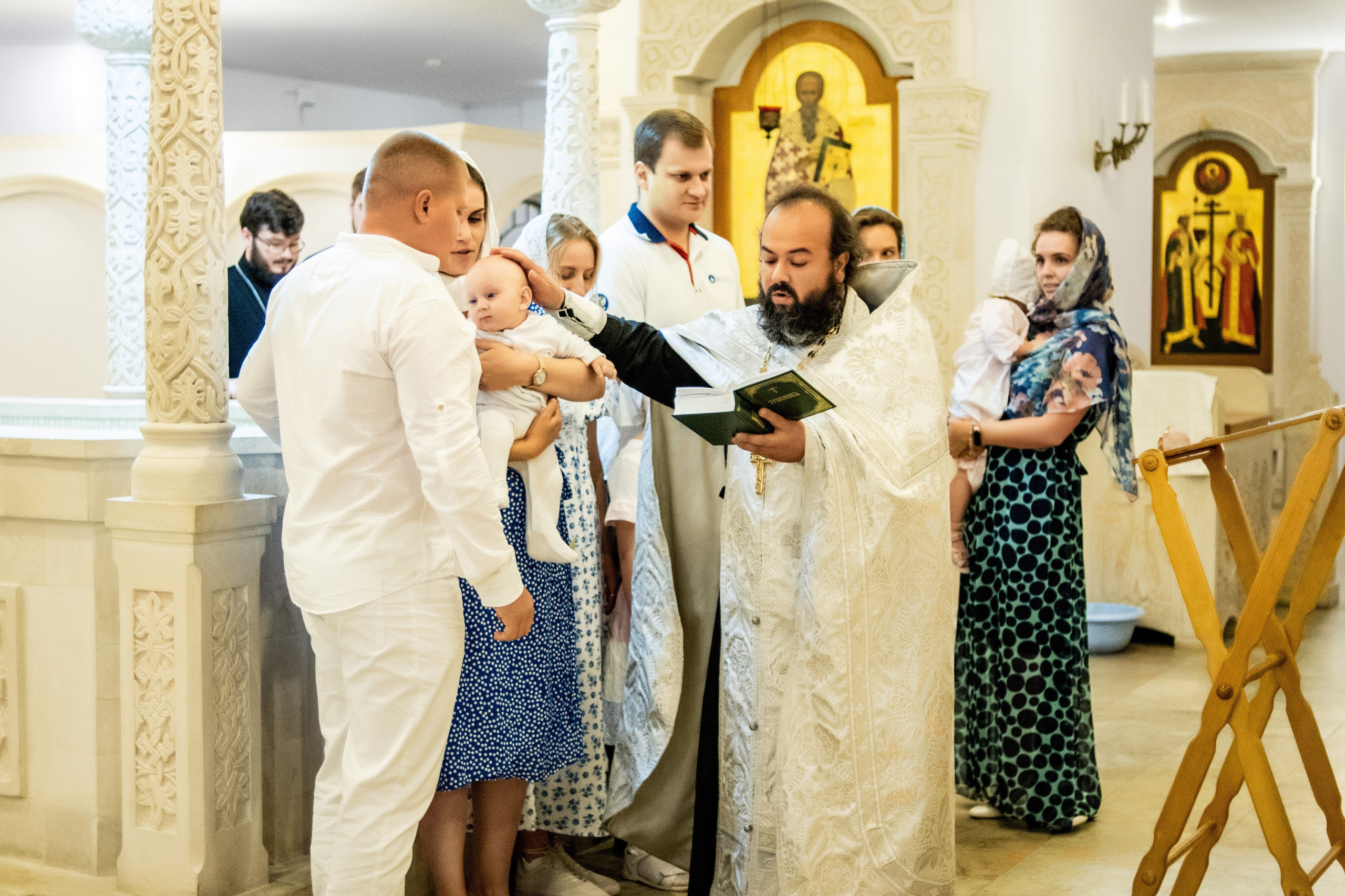 Крещении Ксении. Фотограф Юлия Попова
