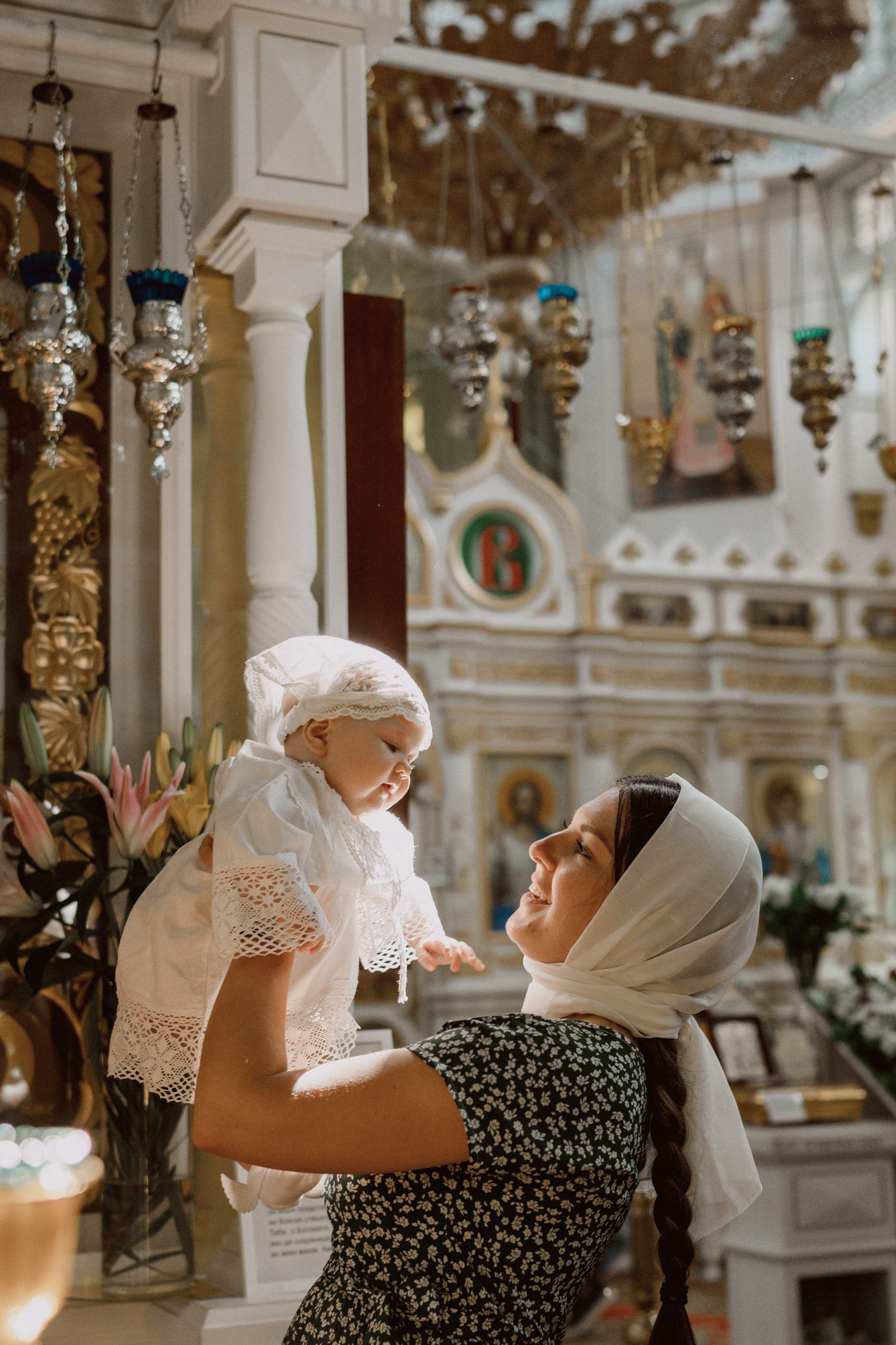 Крещение в храме Св. Спиридона Тримифунтского г. Ломоносов. Семейный фотограф и видеограф Алёна Ким