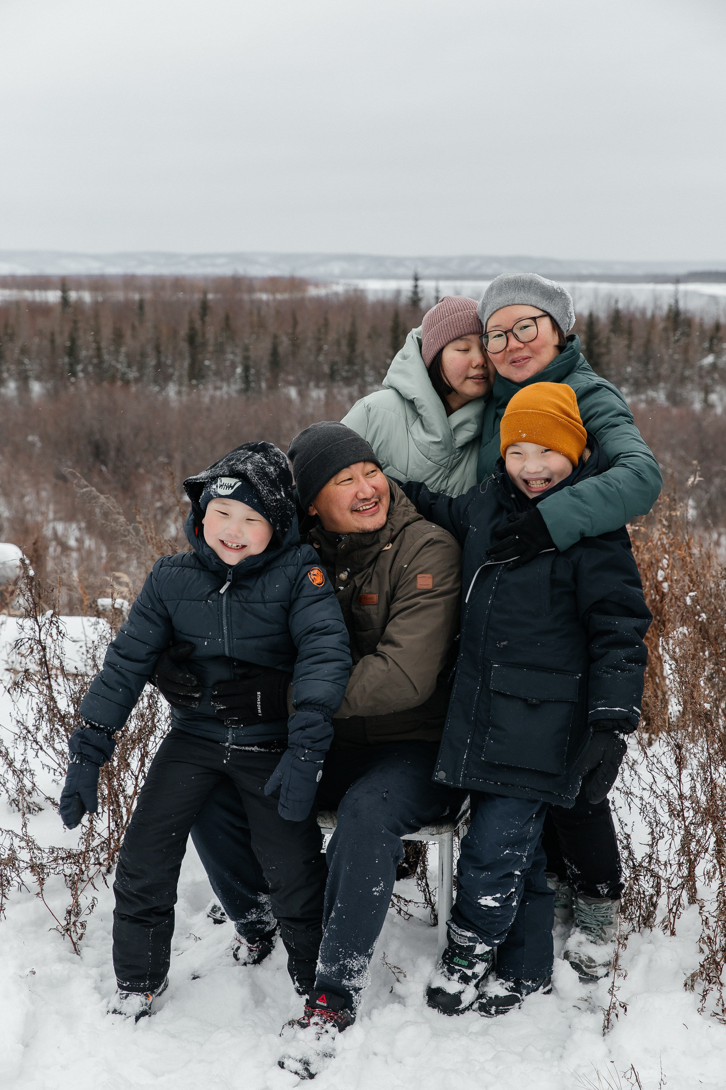 Степановы. Воронистая Анастасия. Фотограф Якутия, Томпонский район