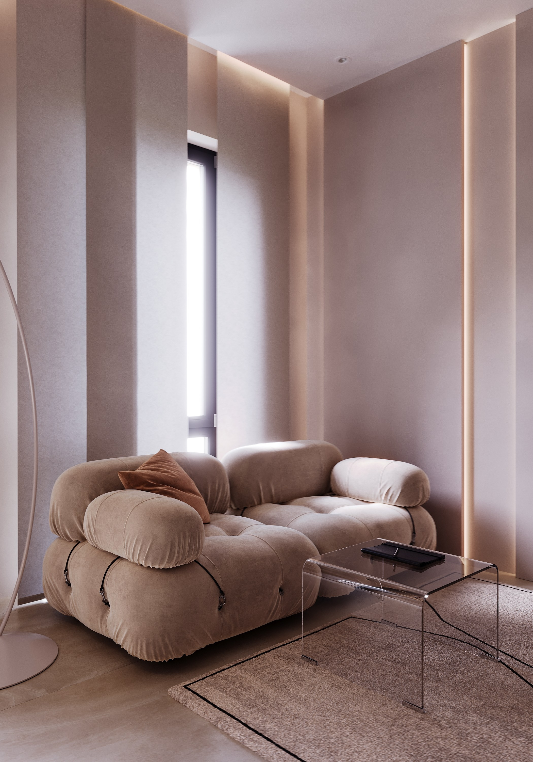 Павелецкая. 3D визуализация интерьера