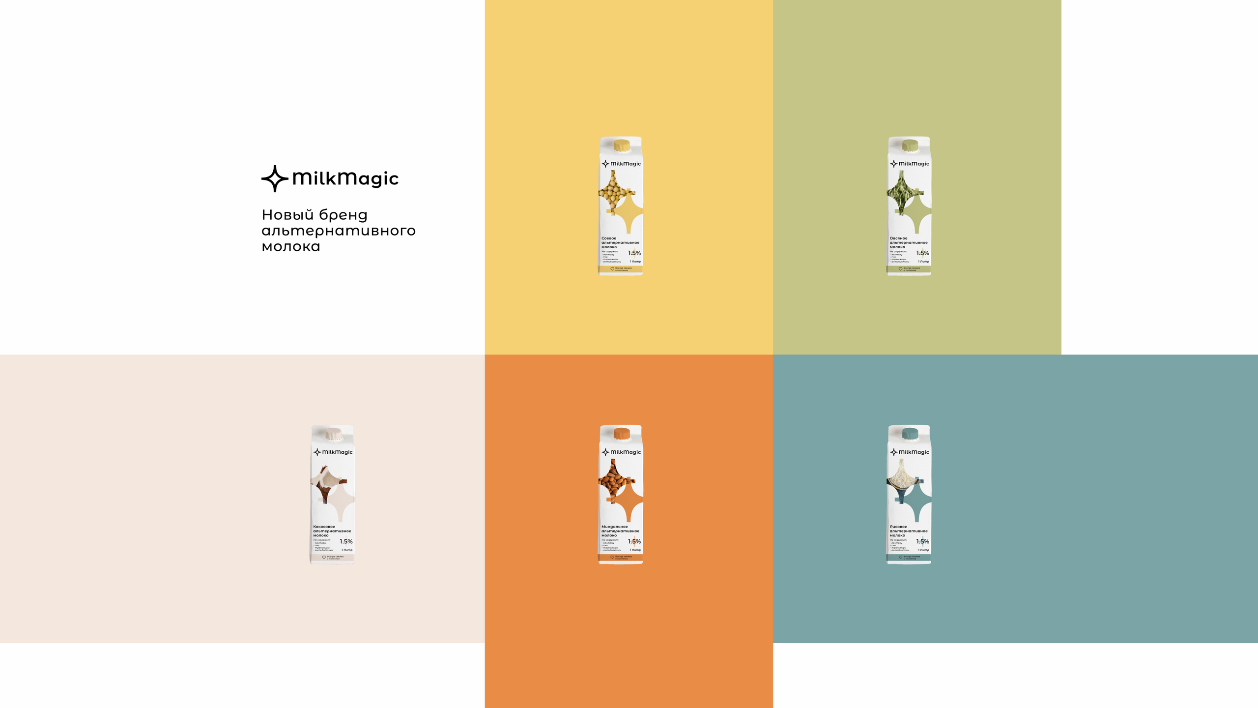 MilkMagic — Разработка фирменного стиля и упаковки. Роман Маврин — Брендинг, графический дизайн, разработка сайтов