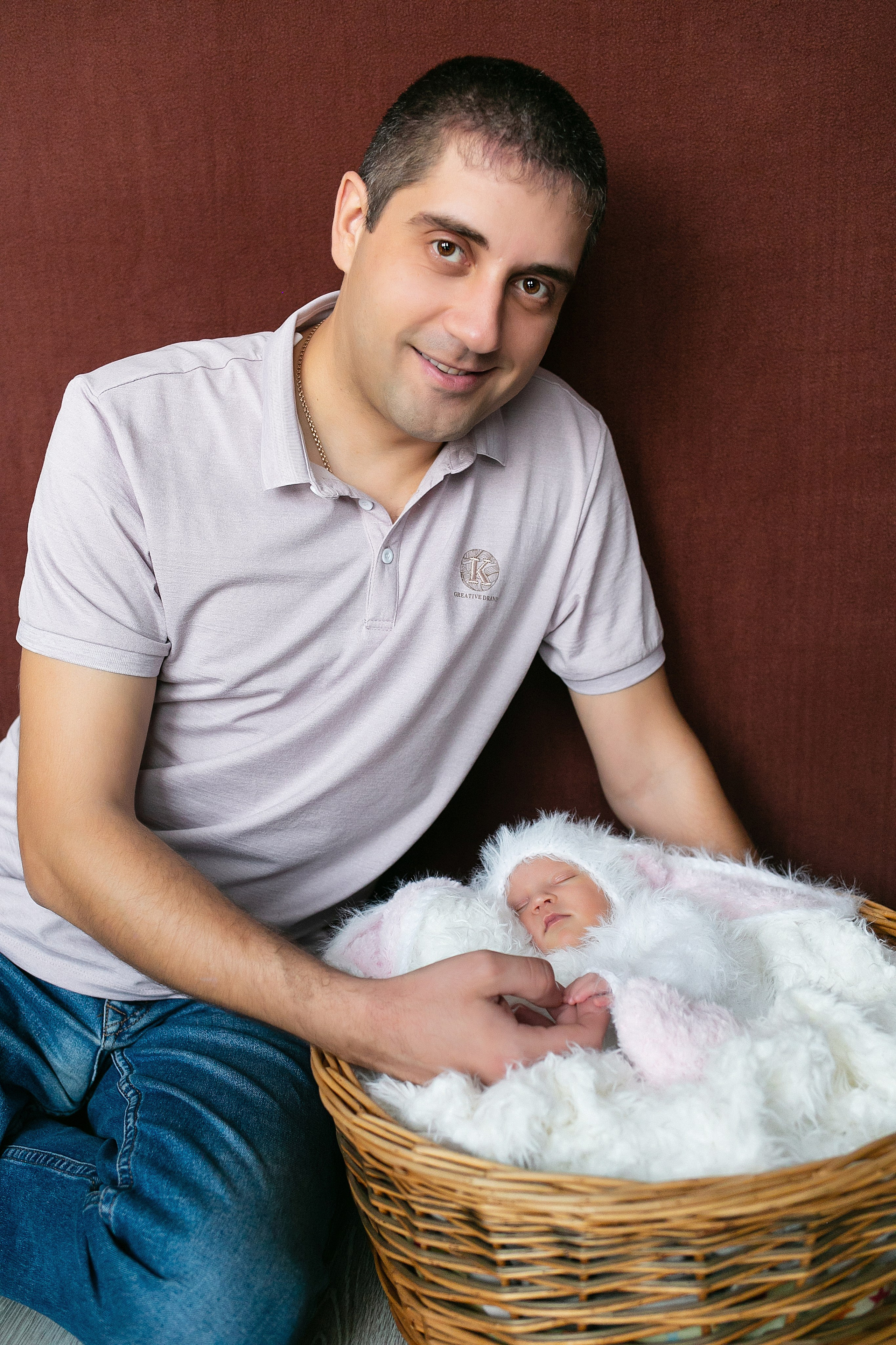 New born Аня. Фотограф новорожденных и семейный фотограф НСО г. Бердск Марина Львова