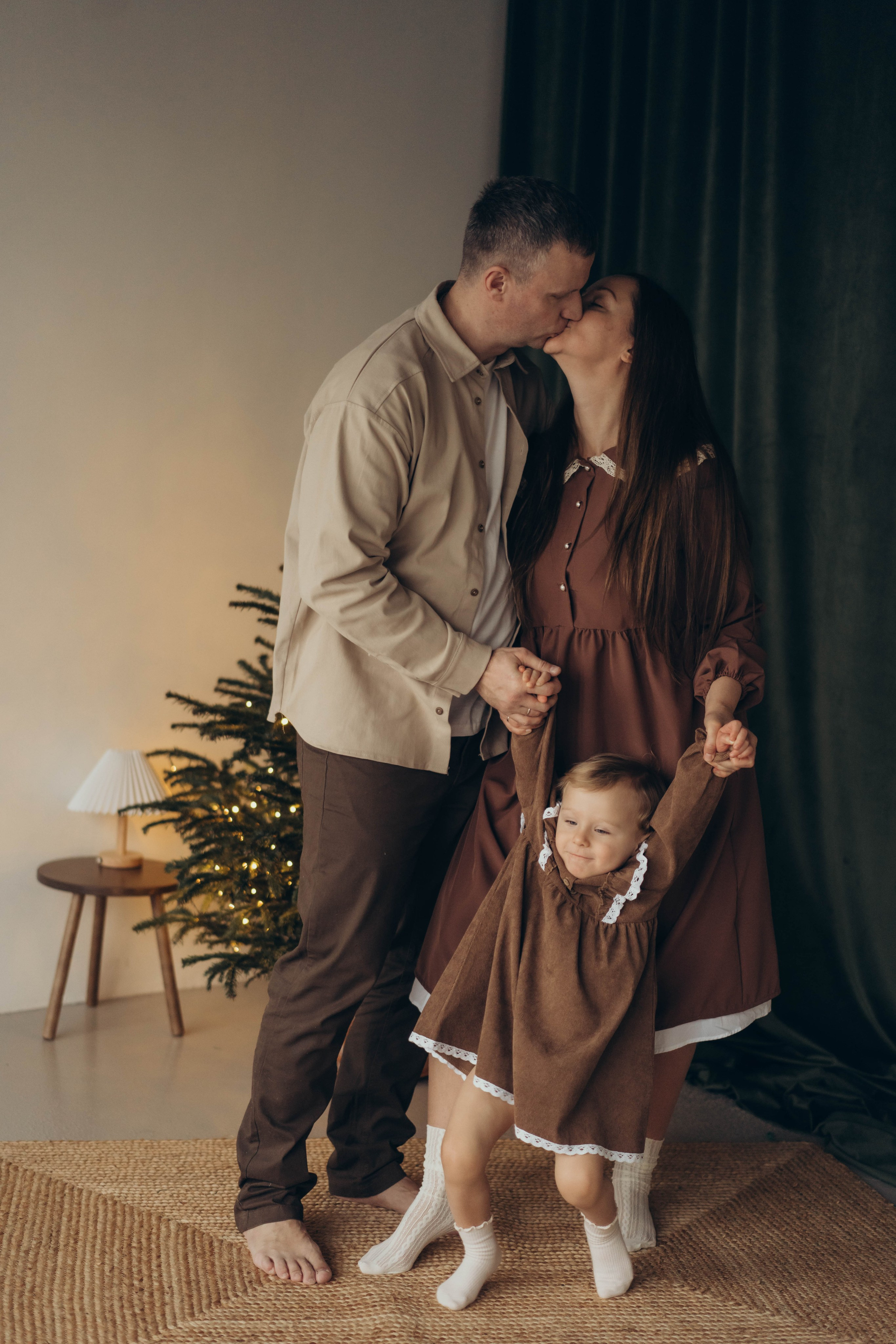 Екатерина, Николай и малышка Аня