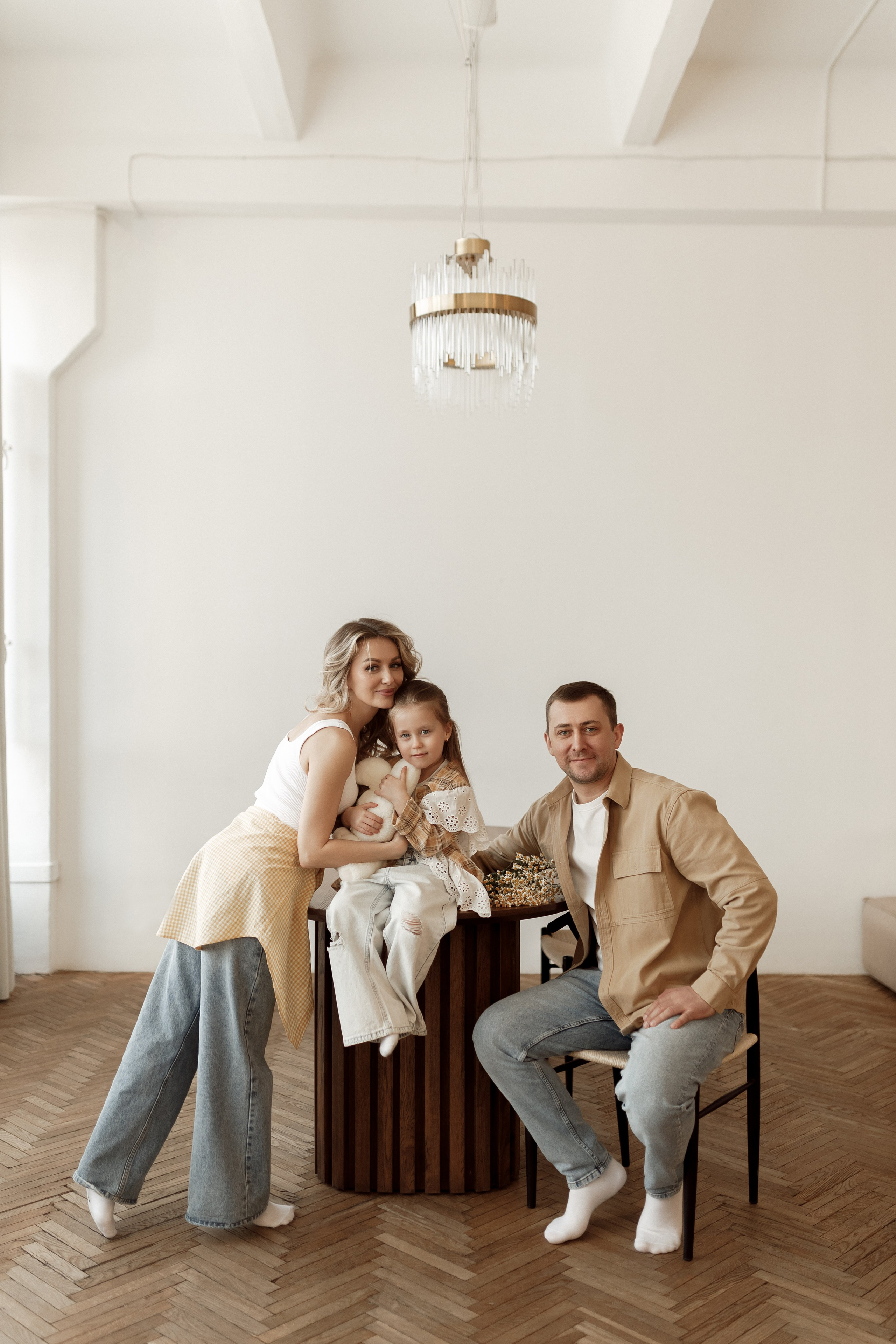 Алина с семьёй. Фотограф в Москве Юлия Хамзина