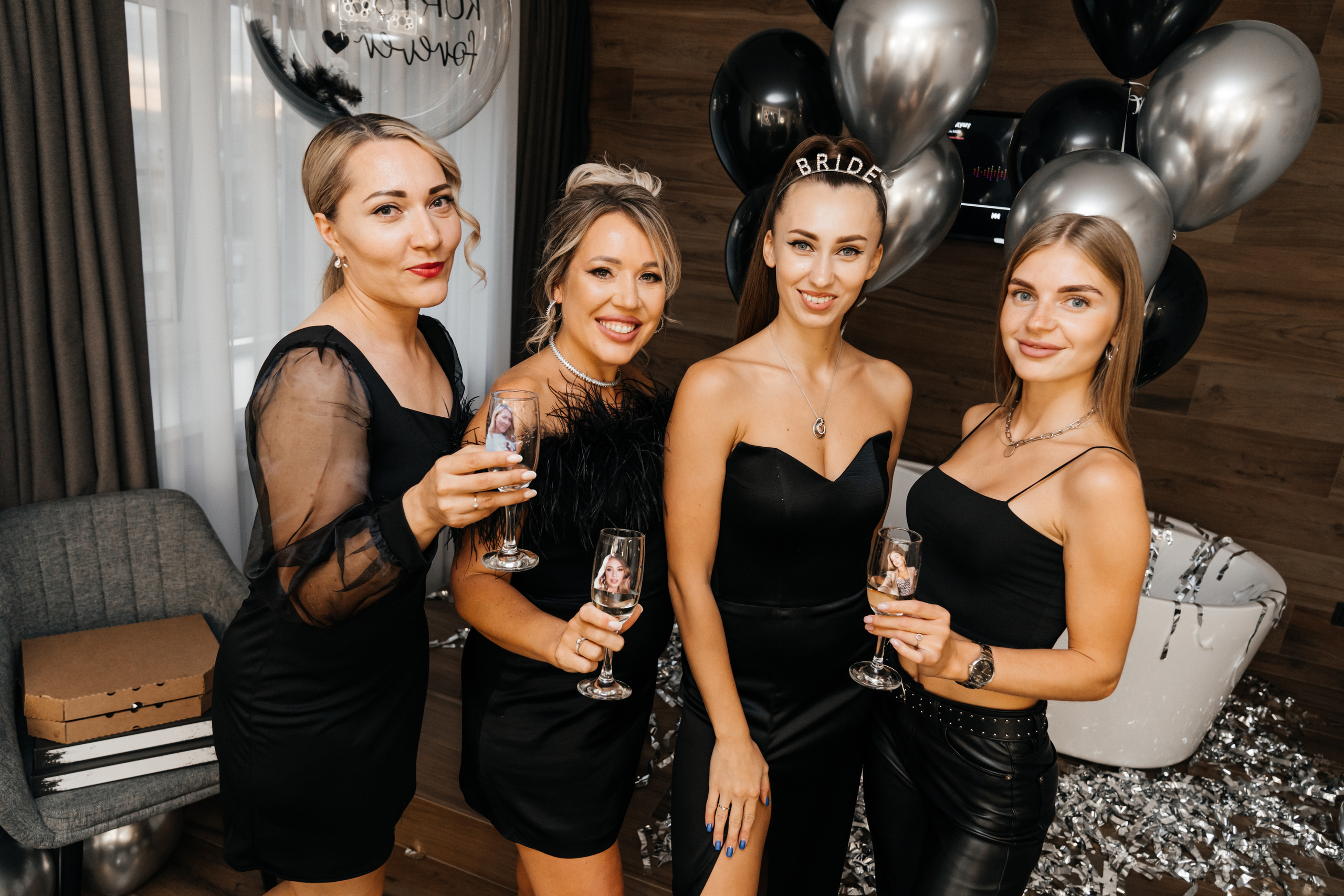 Девичник Total blacK. Семейный и женский фотограф в Белгороде Мария Алексеева