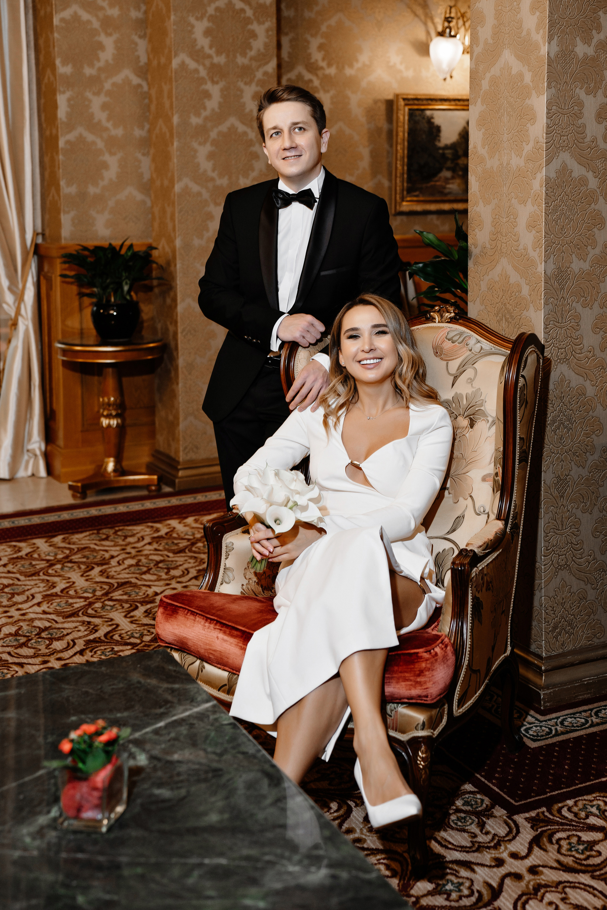 Роспись в гостинице Националь свадебная фотосессия