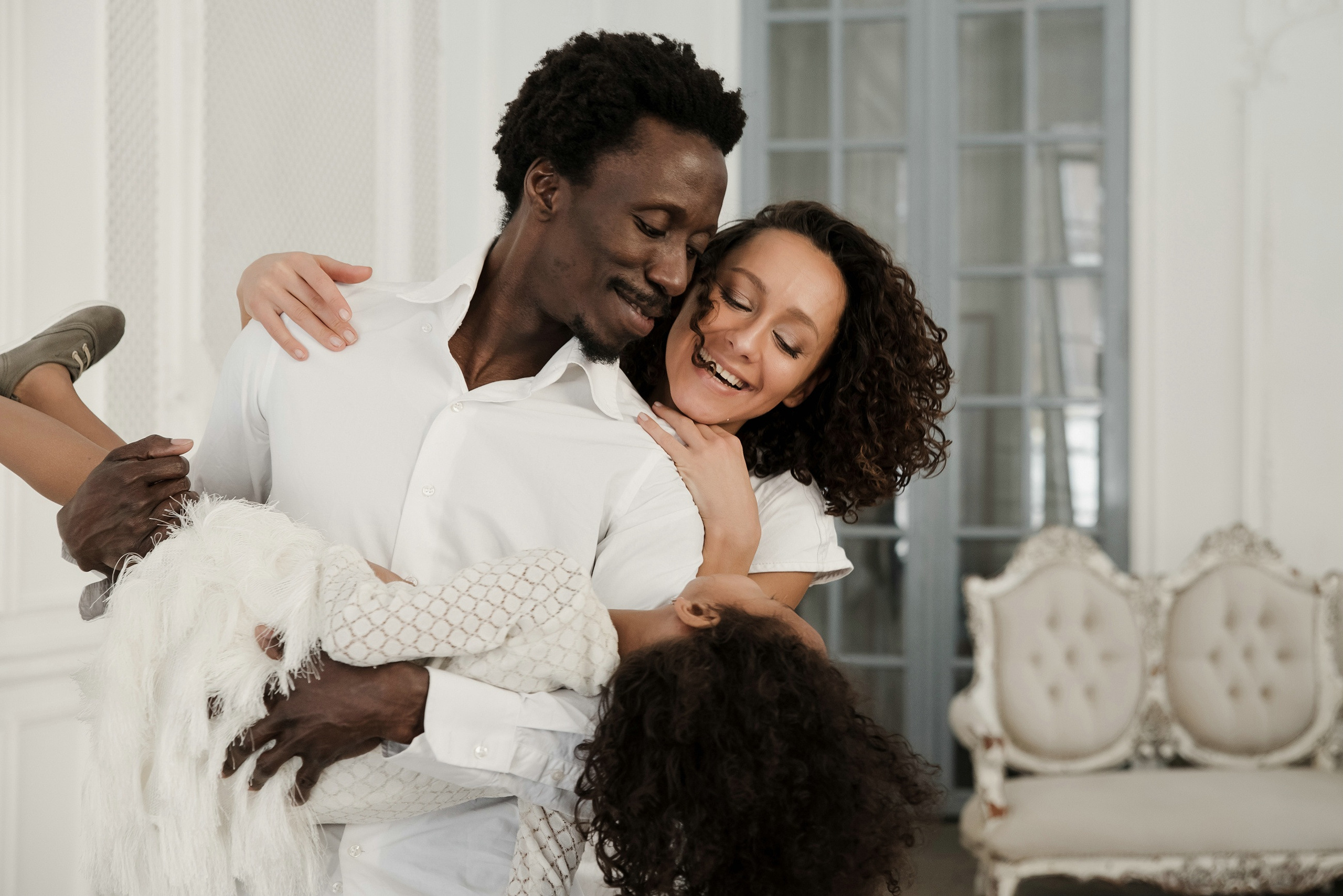 Семейная фотосессия в студии. Свадебный и семейный фотограф в Москве Светлана Зоткина