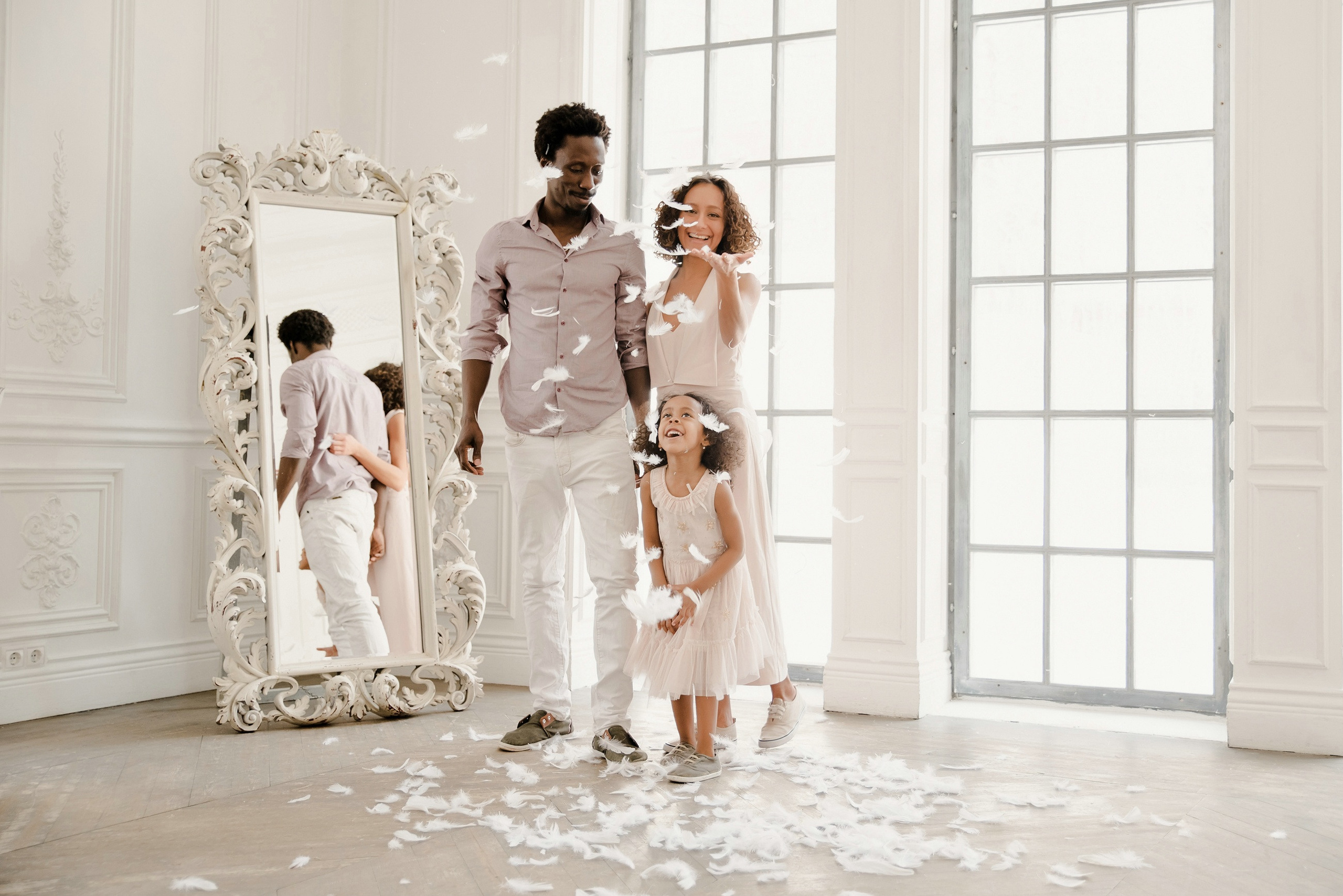 Семейная фотосессия в студии. Свадебный и семейный фотограф в Москве Светлана Зоткина