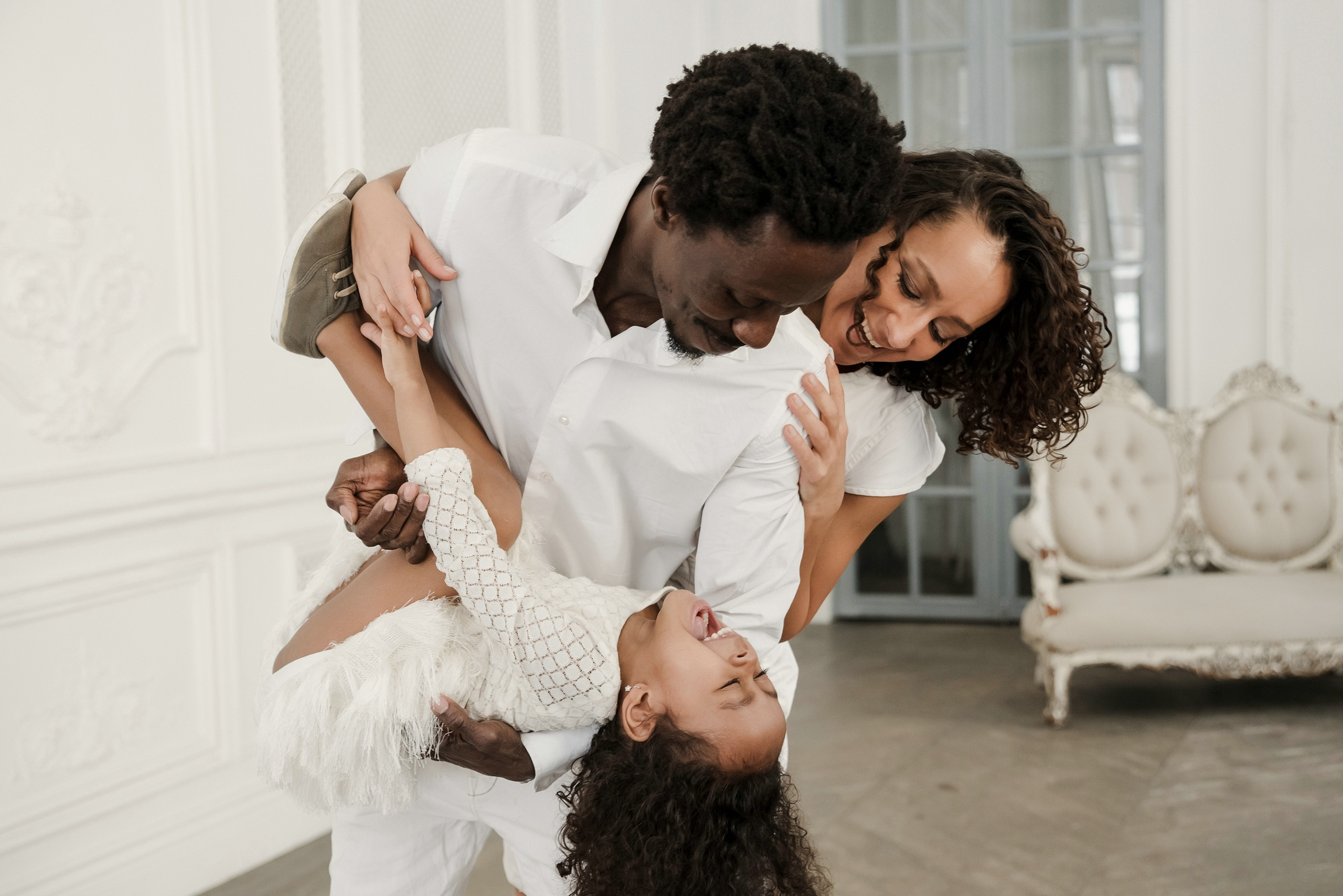 Семейная фотосессия в студии. Свадебный и семейный фотограф в Москве Светлана Зоткина