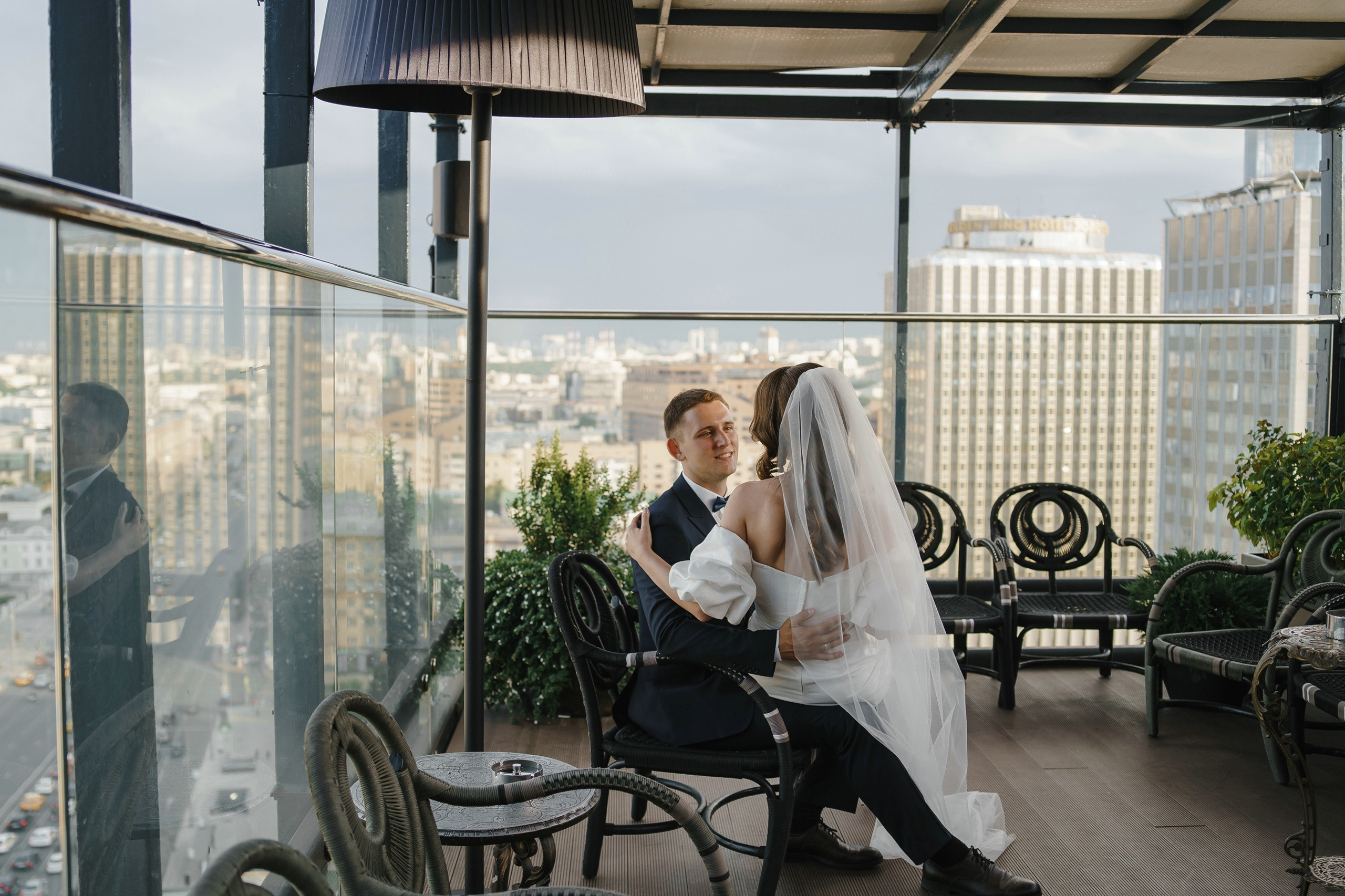 Фотограф в ЗАГС в ресторане Birds башня Око Москва-Сити. Свадебный и семейный фотограф в Москве Светлана Зоткина