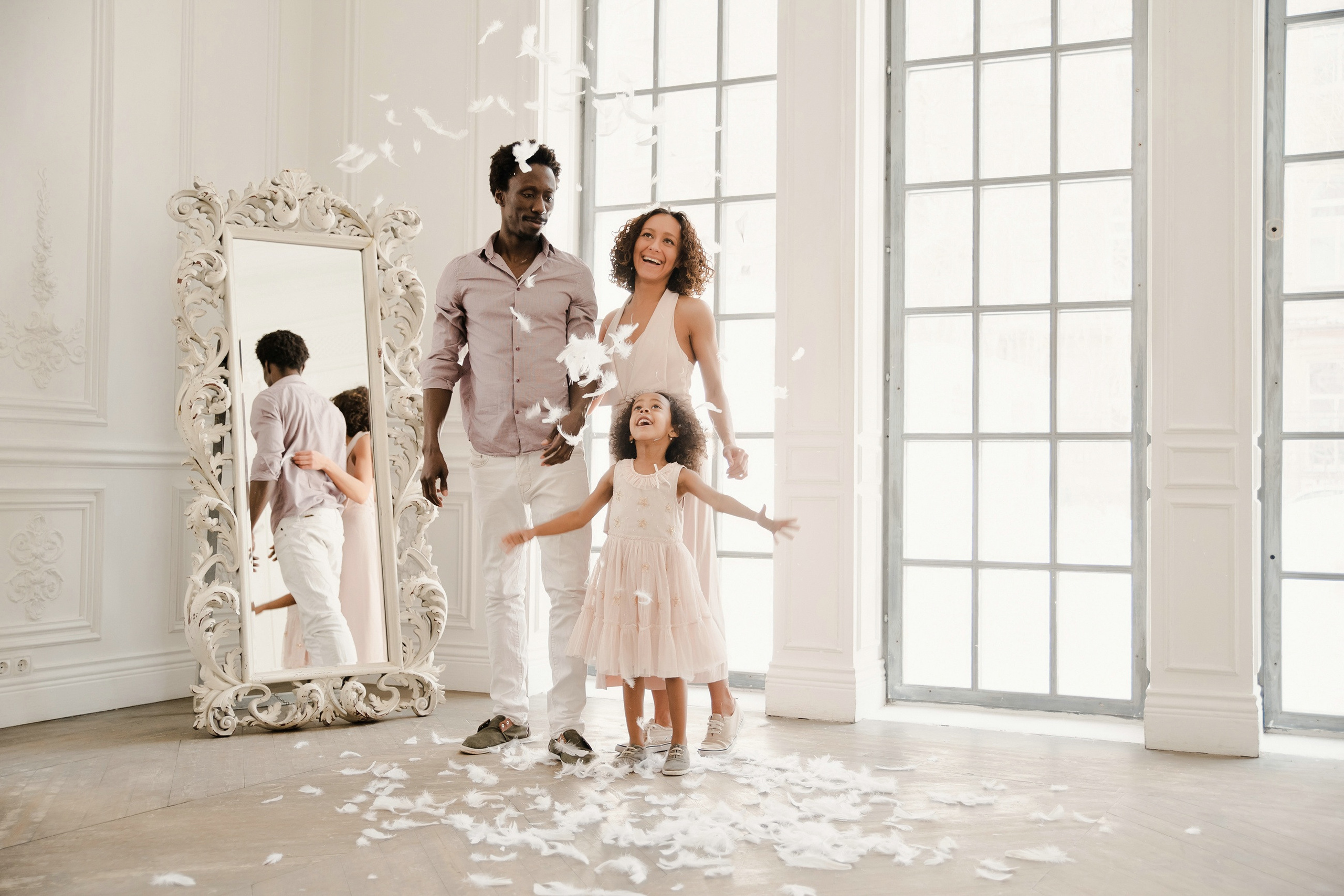 Семейная фотосессия в студии. Свадебный и семейный фотограф в Москве Светлана Зоткина