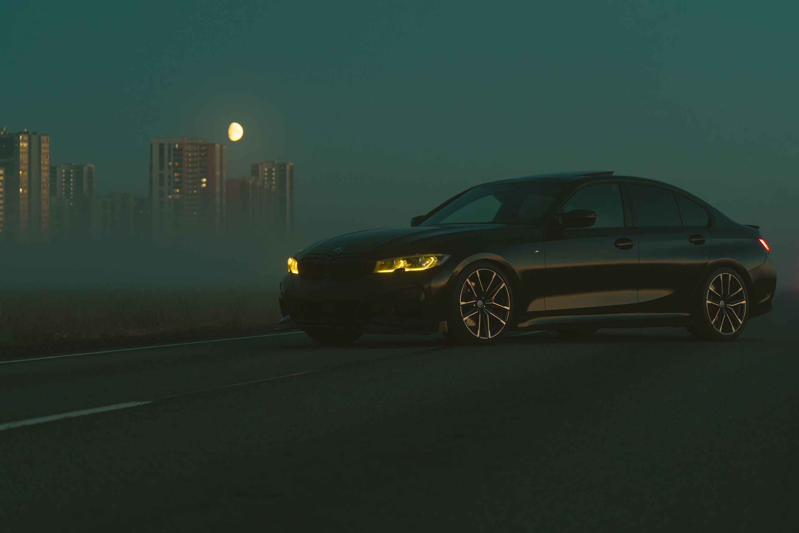 BMW 3 Series Night ed. Автомобильный фотограф в Санкт-Петербурге