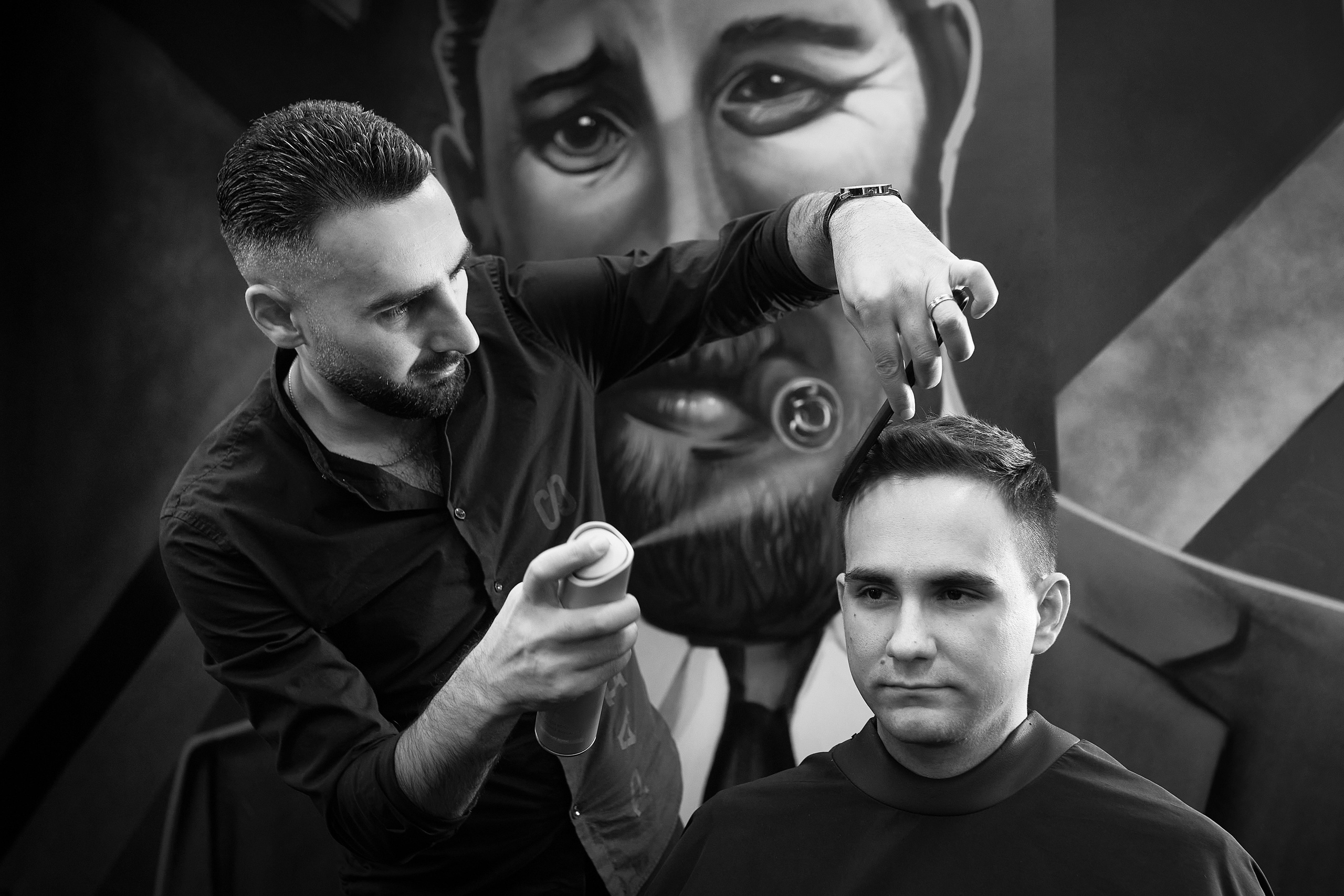 Жених в барбершопе. Фотограф Владимир Артамонов