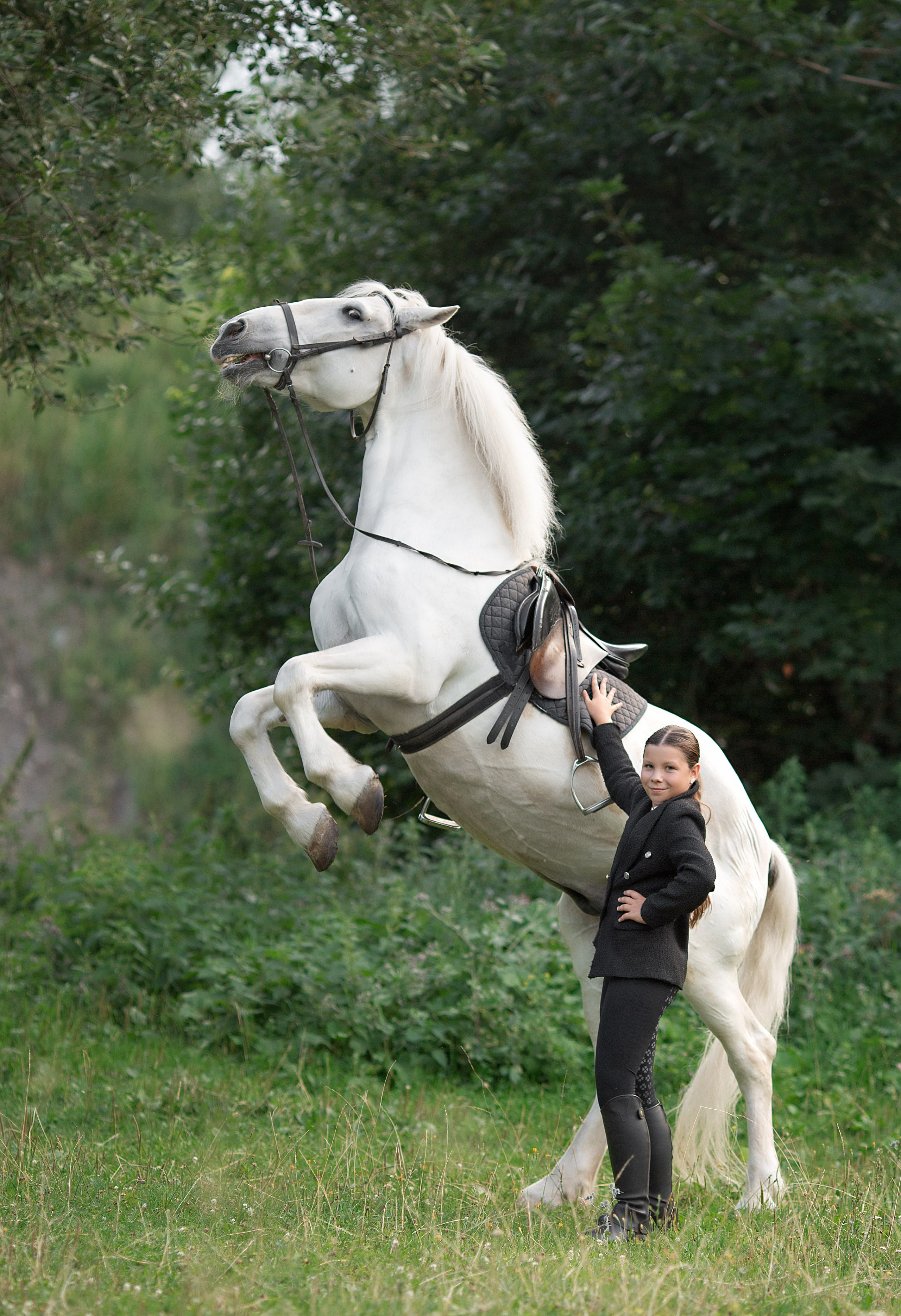 Варвара, Анастасия и Воробушек. Фотосессия с лошадьми в Нижнем Новгороде
