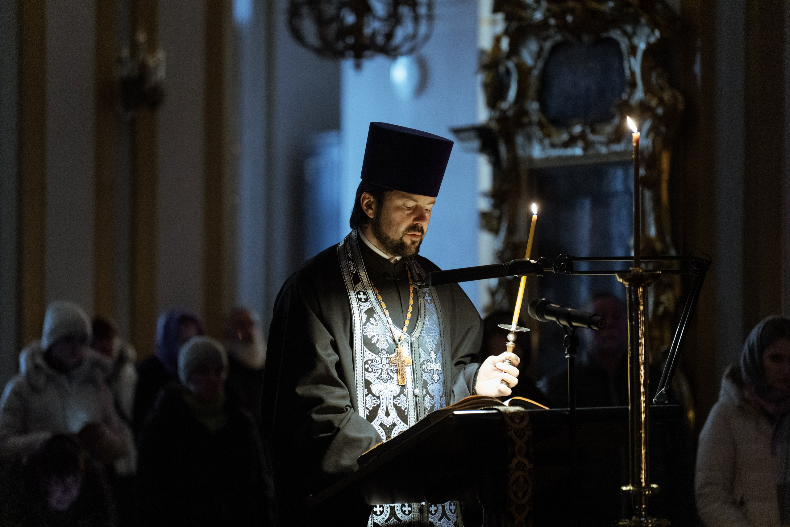 Великое повечерие с чтением Великого покаянного канона преп. Андрея Критского. НИКОЛО-БОГОЯВЛЕНСКИЙ МОРСКОЙ СОБОР