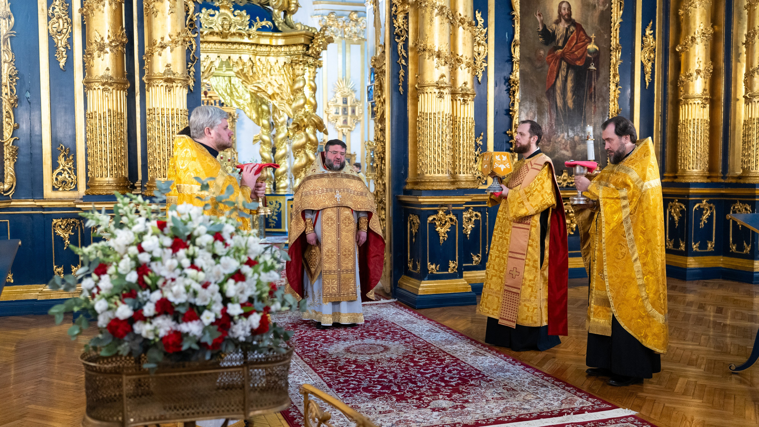 Неделя 24-я по Пятидесятнице. Апп. от 70-ти Ераста, Олимпа, Родиона, Сосипатра, Куарта (Кварта) и Тертия. Мч. Ореста врача. НИКОЛО-БОГОЯВЛЕНСКИЙ МОРСКОЙ СОБОР