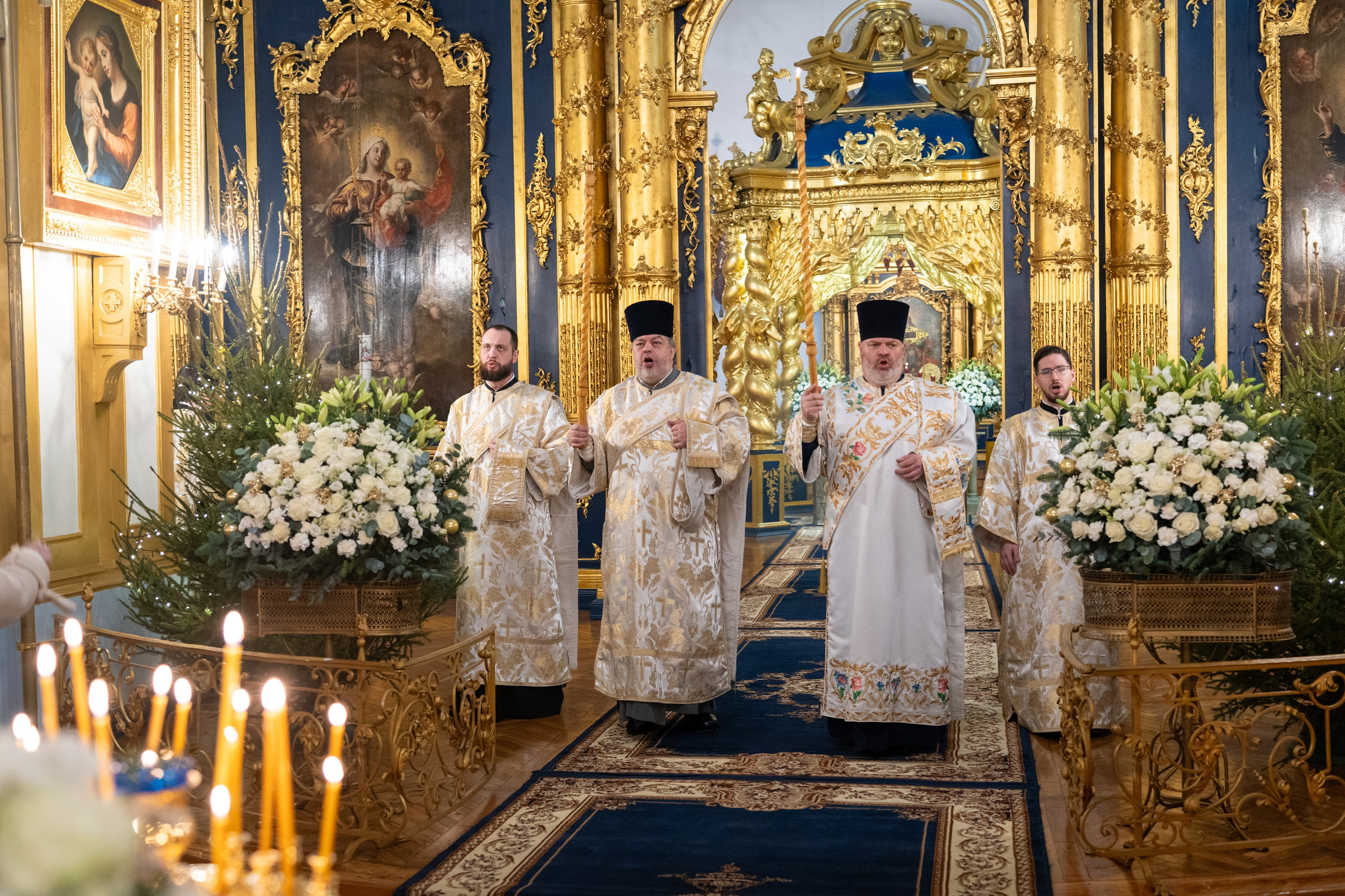 Праздничное бдение в Николо-Богоявленском морском соборе. НИКОЛО-БОГОЯВЛЕНСКИЙ МОРСКОЙ СОБОР