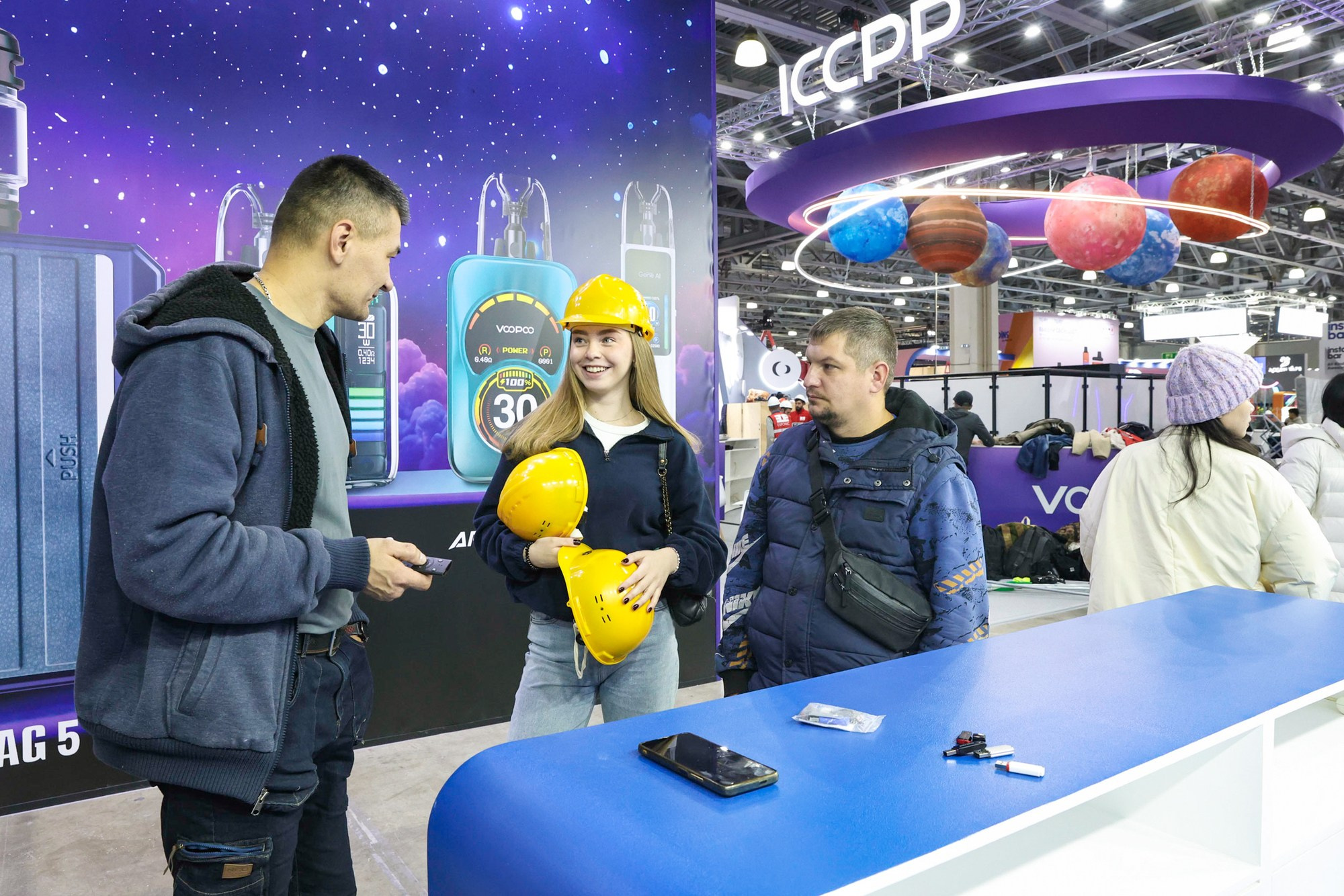 Застройка Vape Club Show. Фотограф Дарья Попова