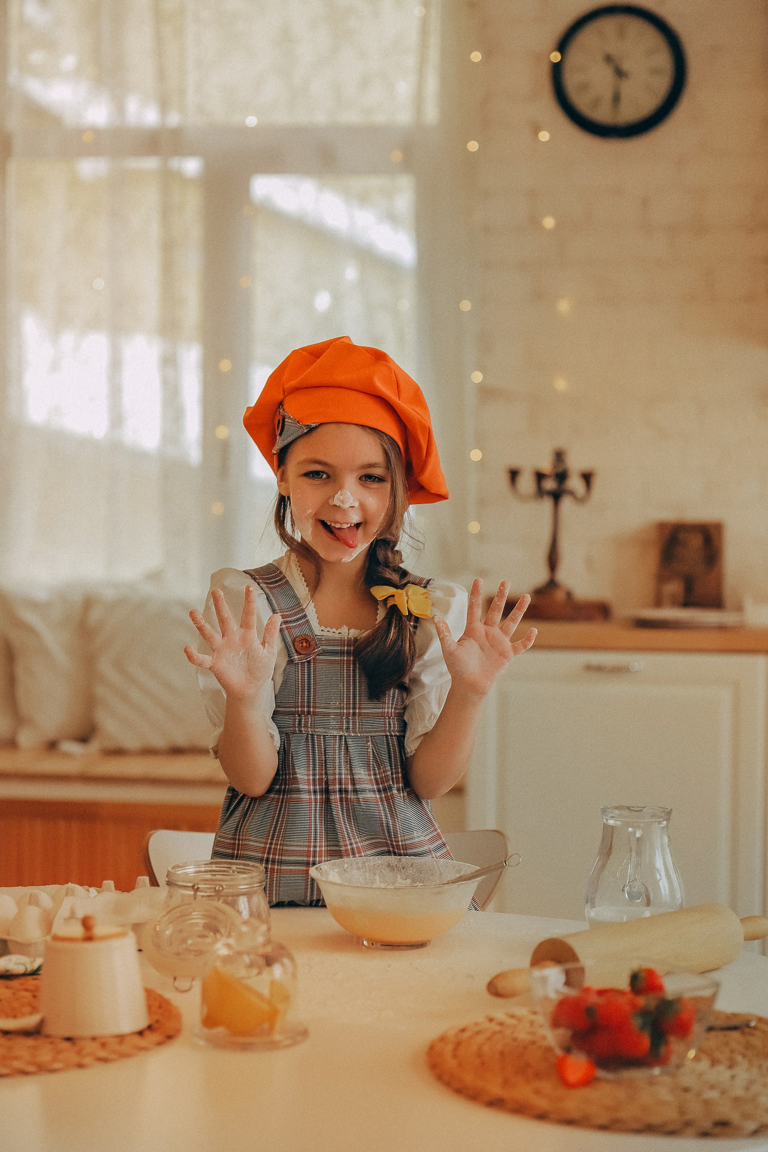 Мила и пирог. Семейный и школьный фотограф в Самаре Екатерина Удиванкина