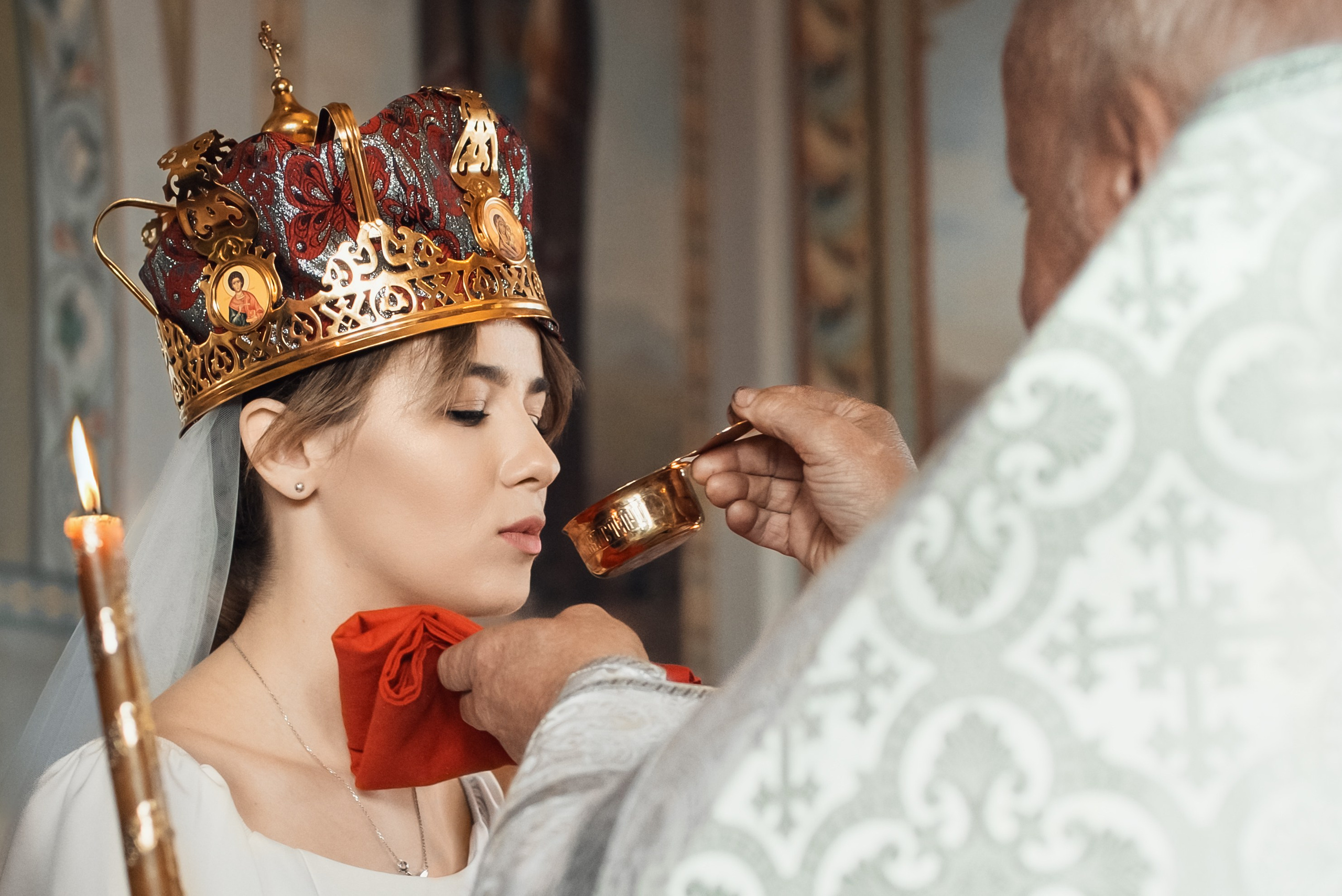 Венчание в храме Иоанна Богослова. Церковный фотограф на Таинство Крещения и Венчания в Оренбурге и Оренбургской области Екатерина Белкина