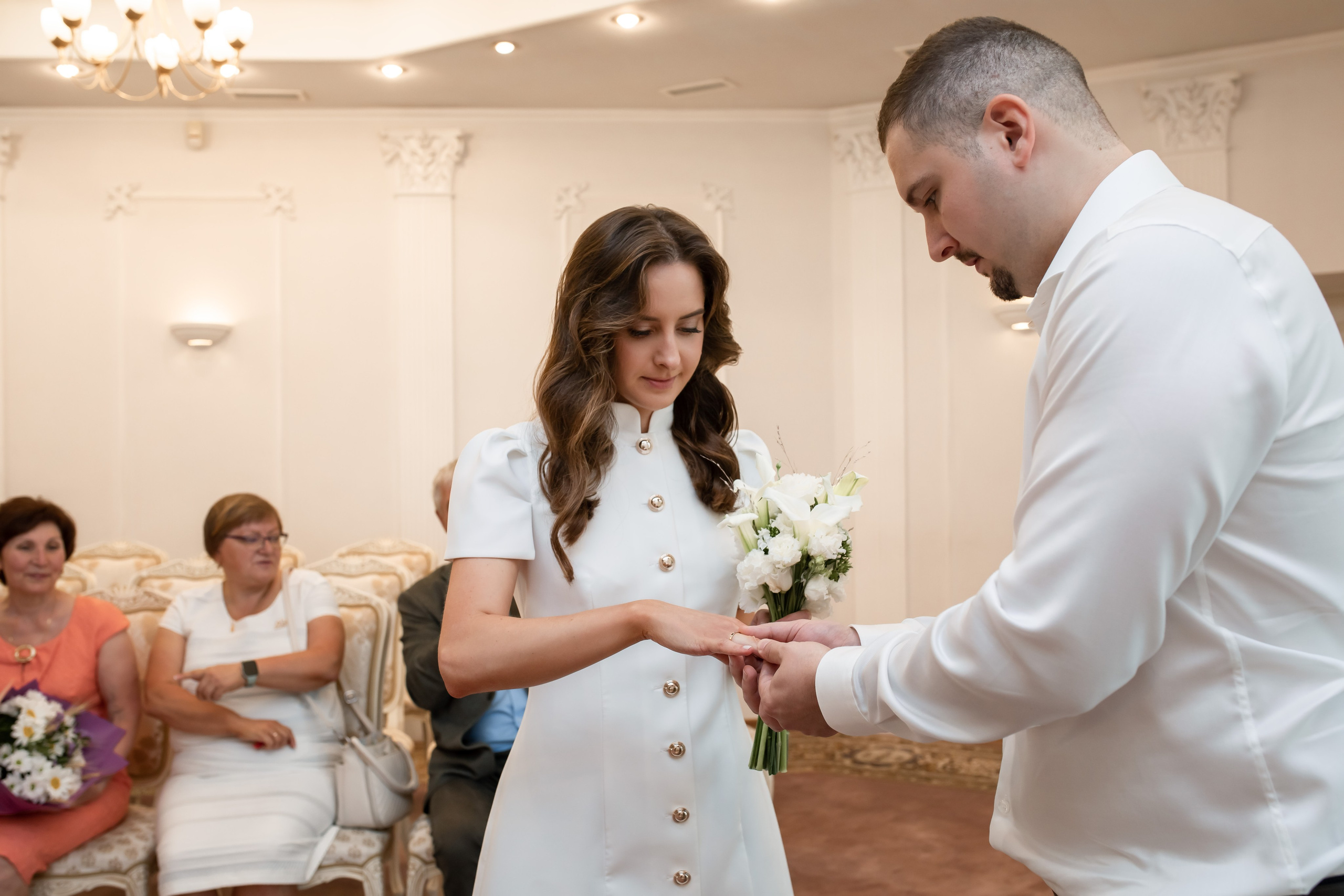 Фотосессия регистрации в Колпино для Евгении и Геннадия. Свадебный и семейный фотограф в Колпино и СПб Юлия Папанова