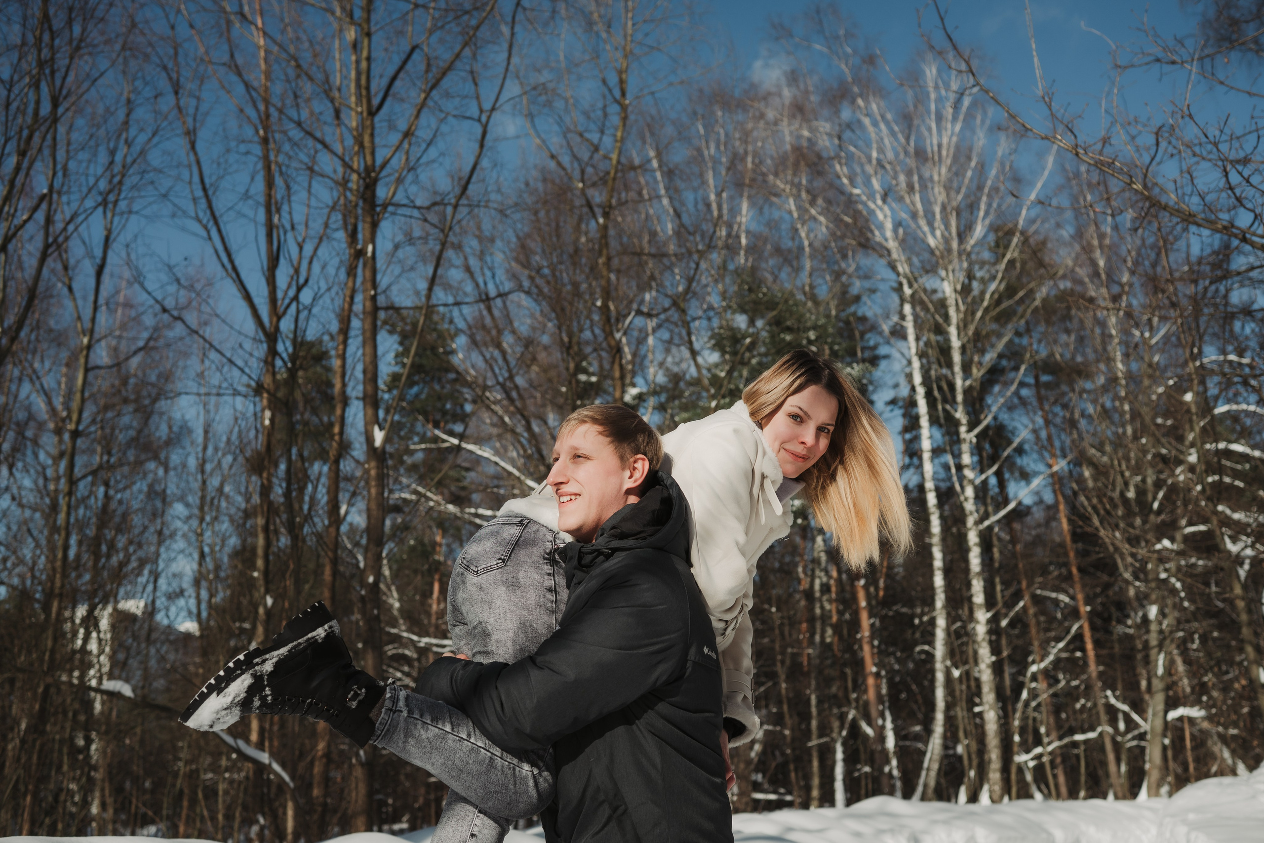Зимняя LOVE STORY Вики, Артёма и Булочки. Семейный Фотограф в Москве Ирина Хохлова