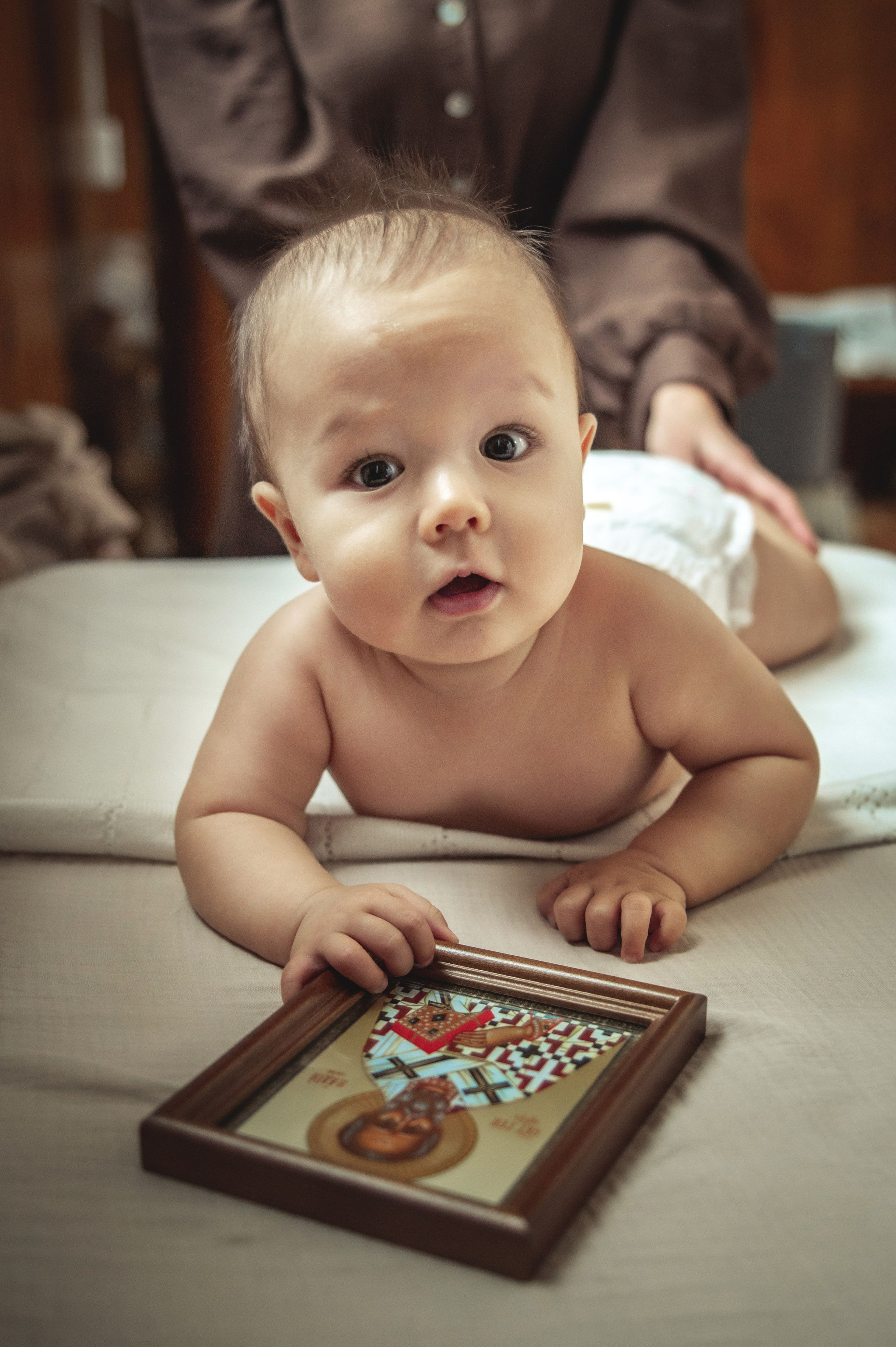 Таинство Крещения Геннадия, Храм Николая Чудотворца Краснослободск. Церковный, семейный и репортажный фотограф Волгоград, Волжский