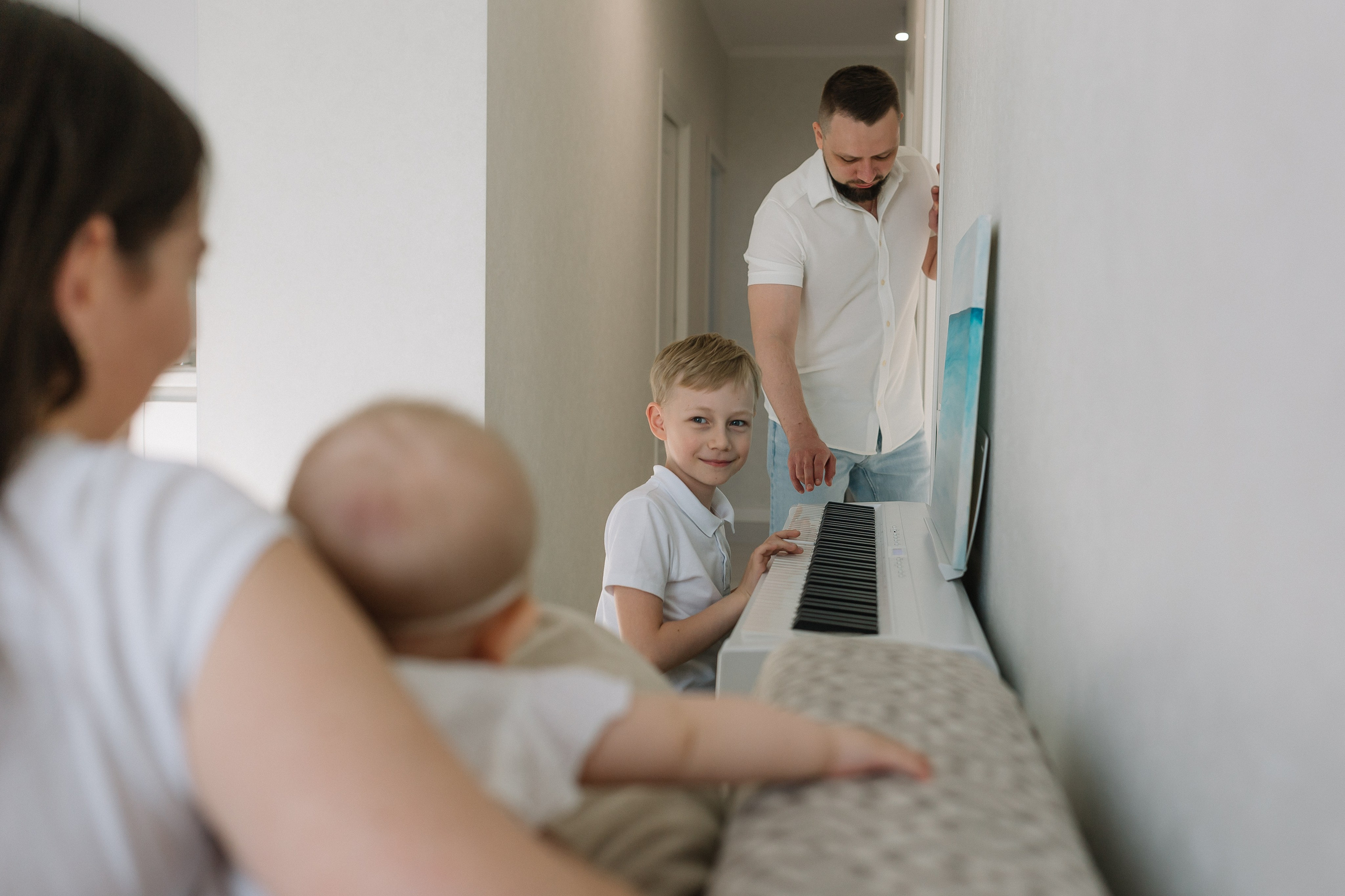 Тима, Мила, Алёша, Алисия домашняя. Семейный фотограф в Волгограде Надежда Головко