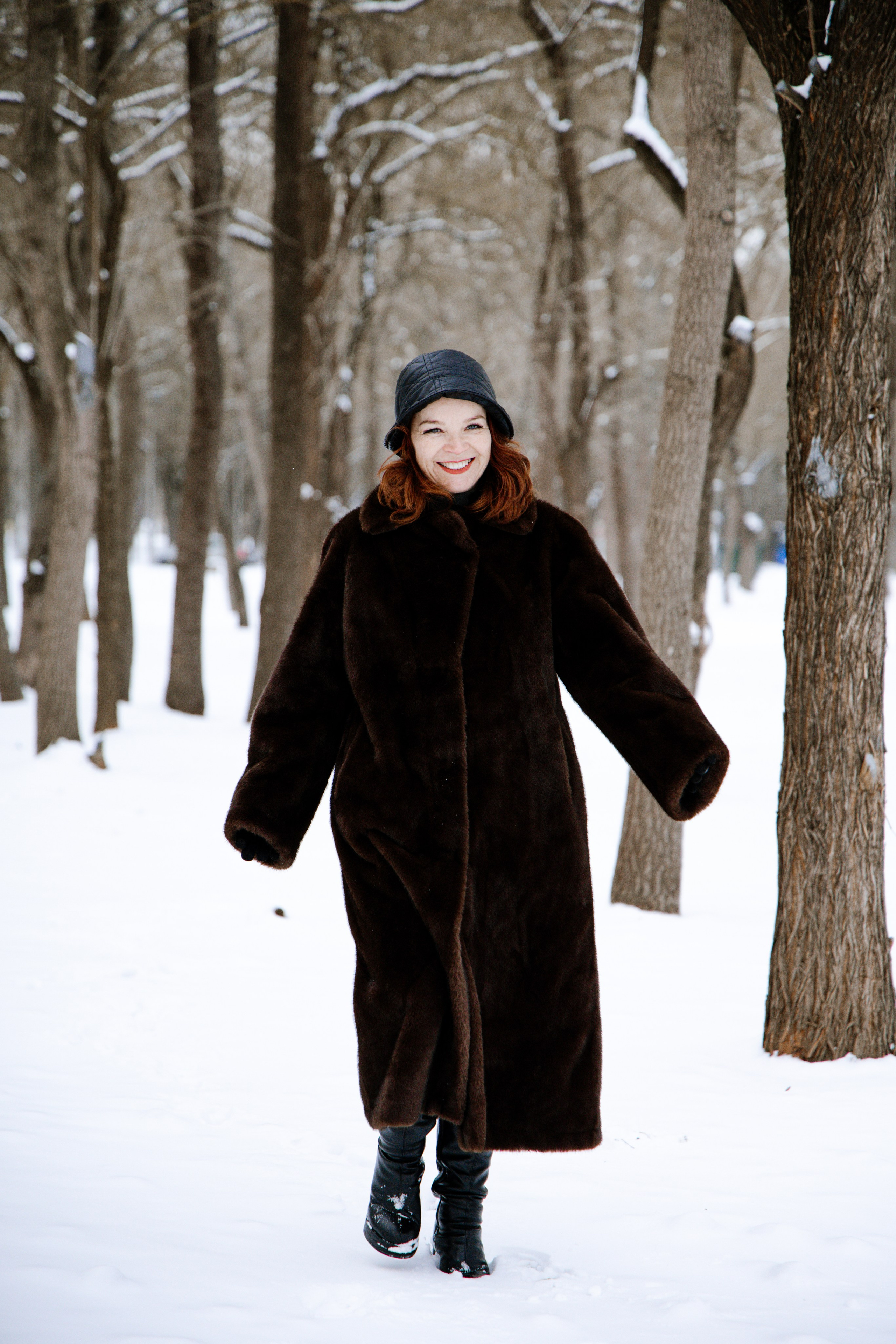 Снежная прогулка Александры. Семейный фотограф | Керчь | Ивановская Виктория